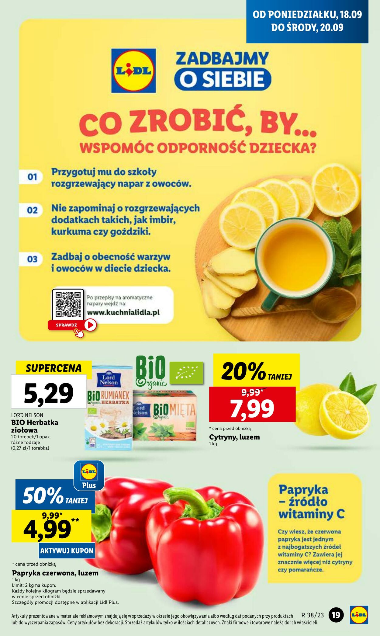 Gazetka Lidl 18.09.2023 - 20.09.2023