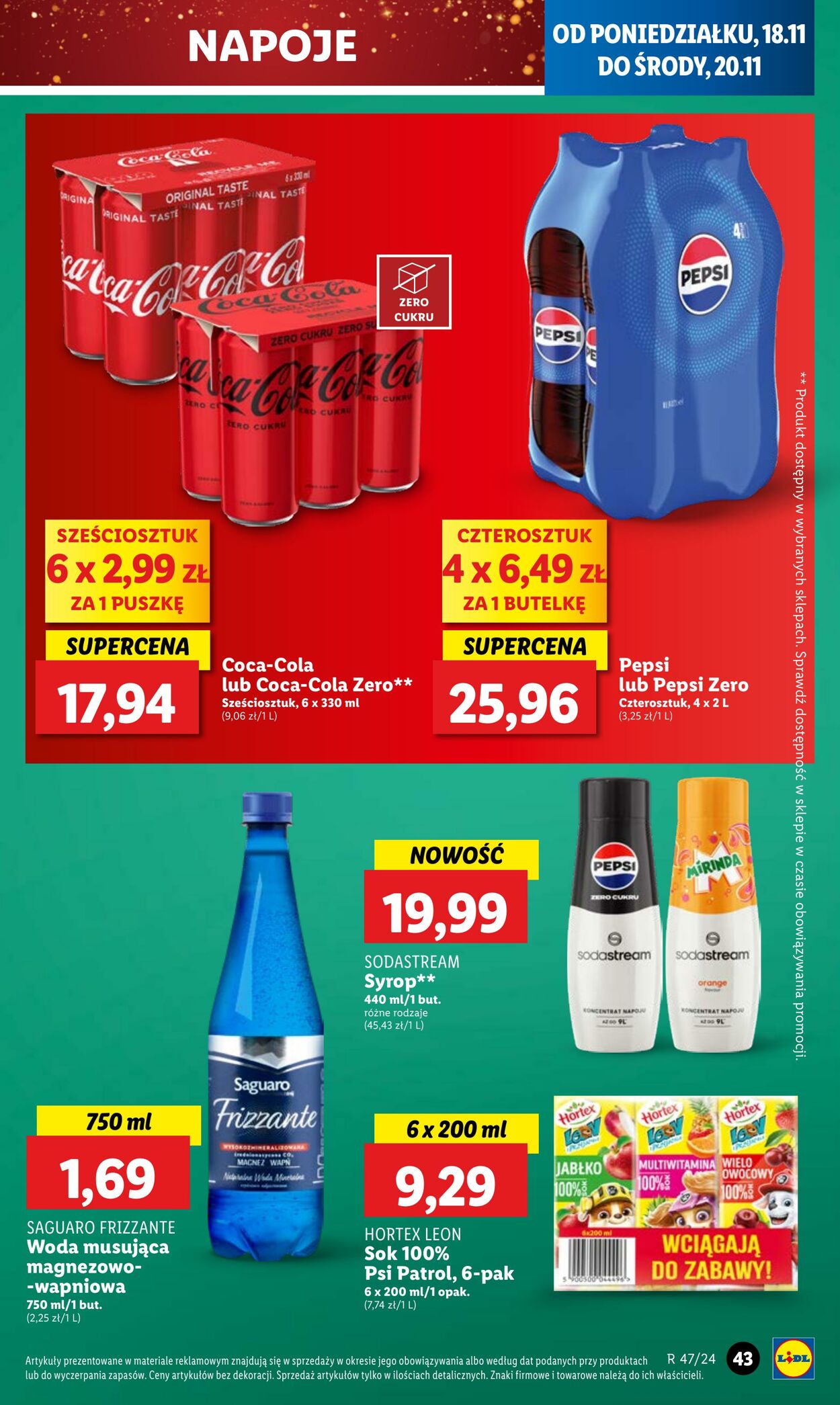 Gazetka Lidl 18.11.2024 - 20.11.2024