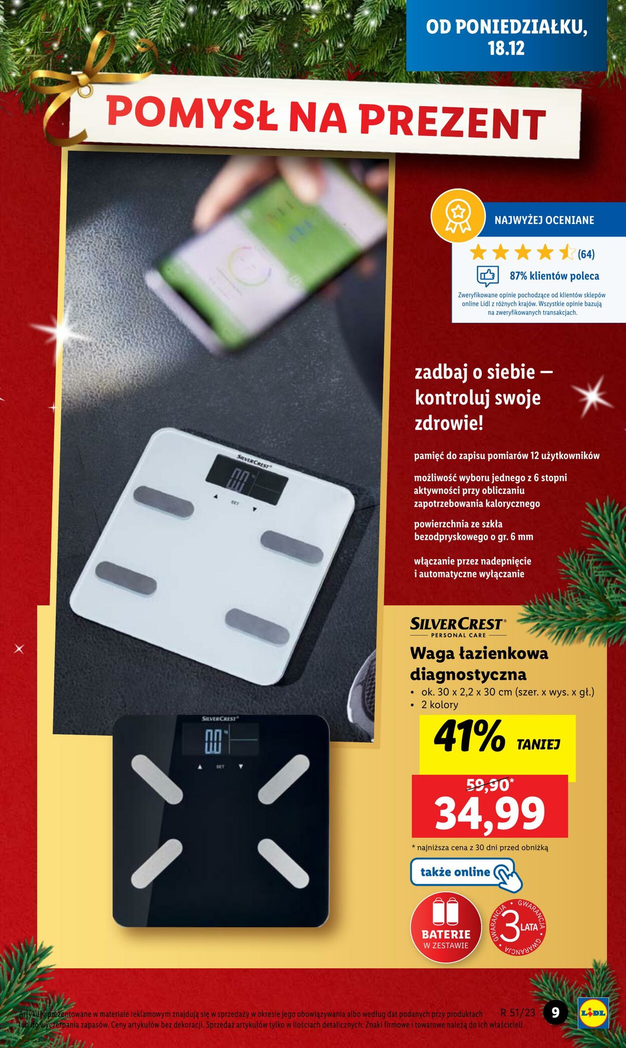 Gazetka Lidl 18.12.2023 - 23.12.2023