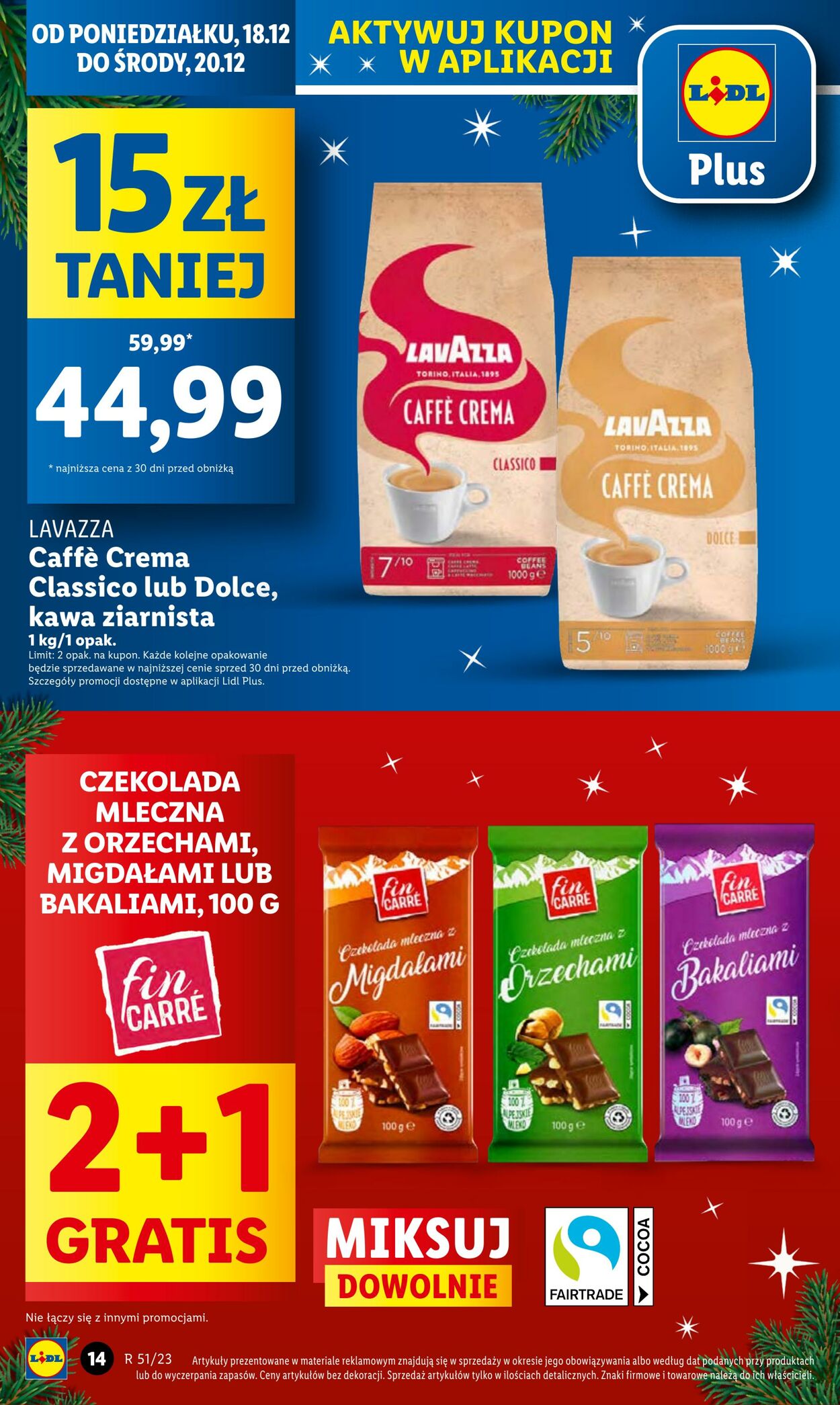 Lidl Gazetka Promocyjna Boże Narodzenie Ważna od 18.12 do 20.12