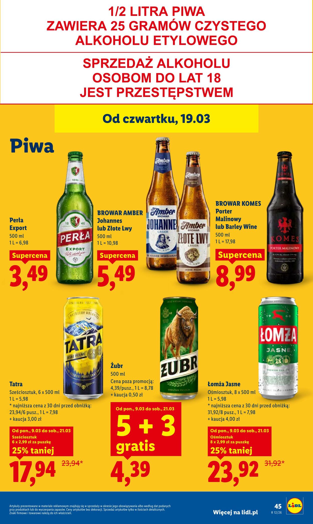 Gazetka Lidl 19.03.2026 - 21.03.2026