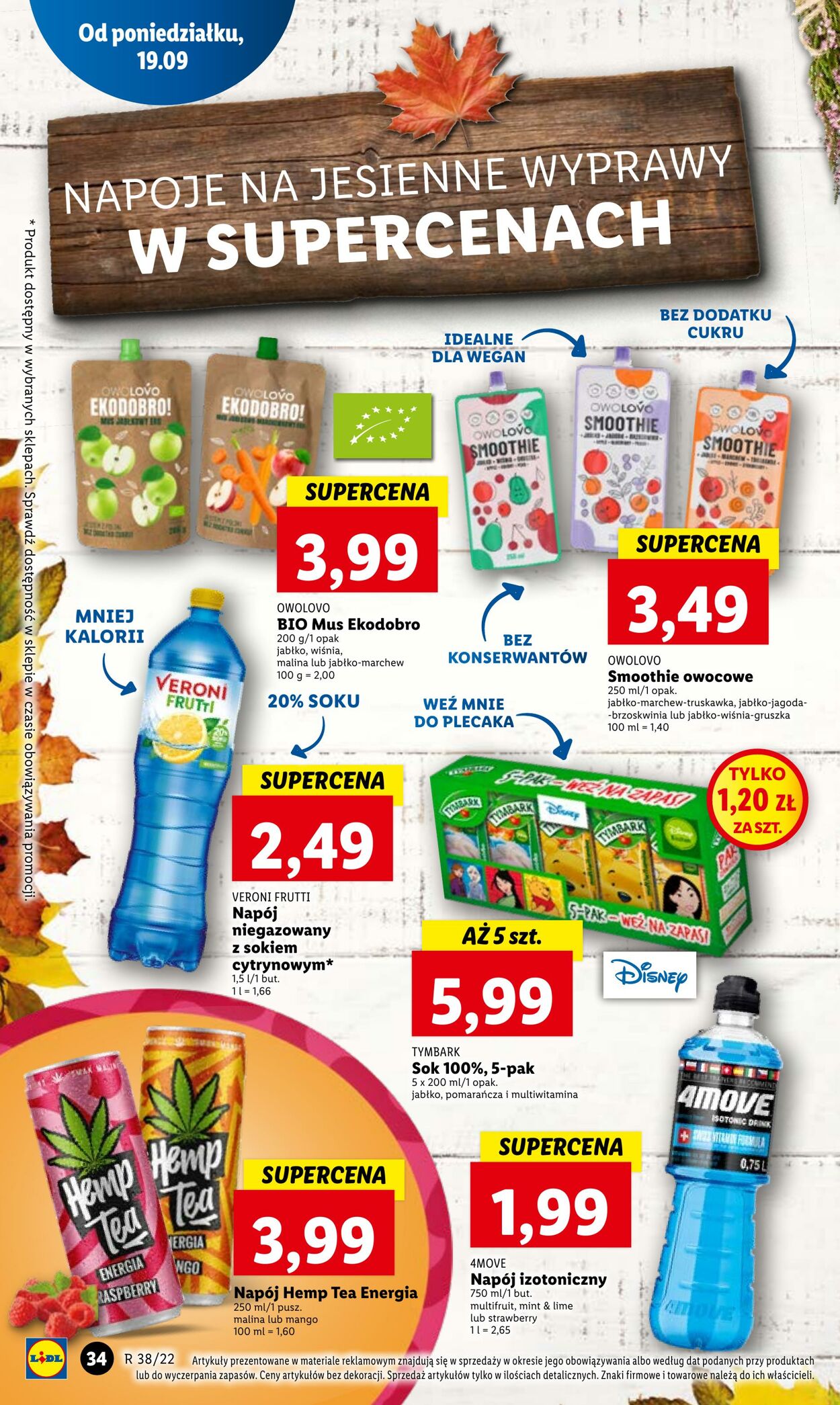 Gazetka Lidl 19.09.2022 - 21.09.2022