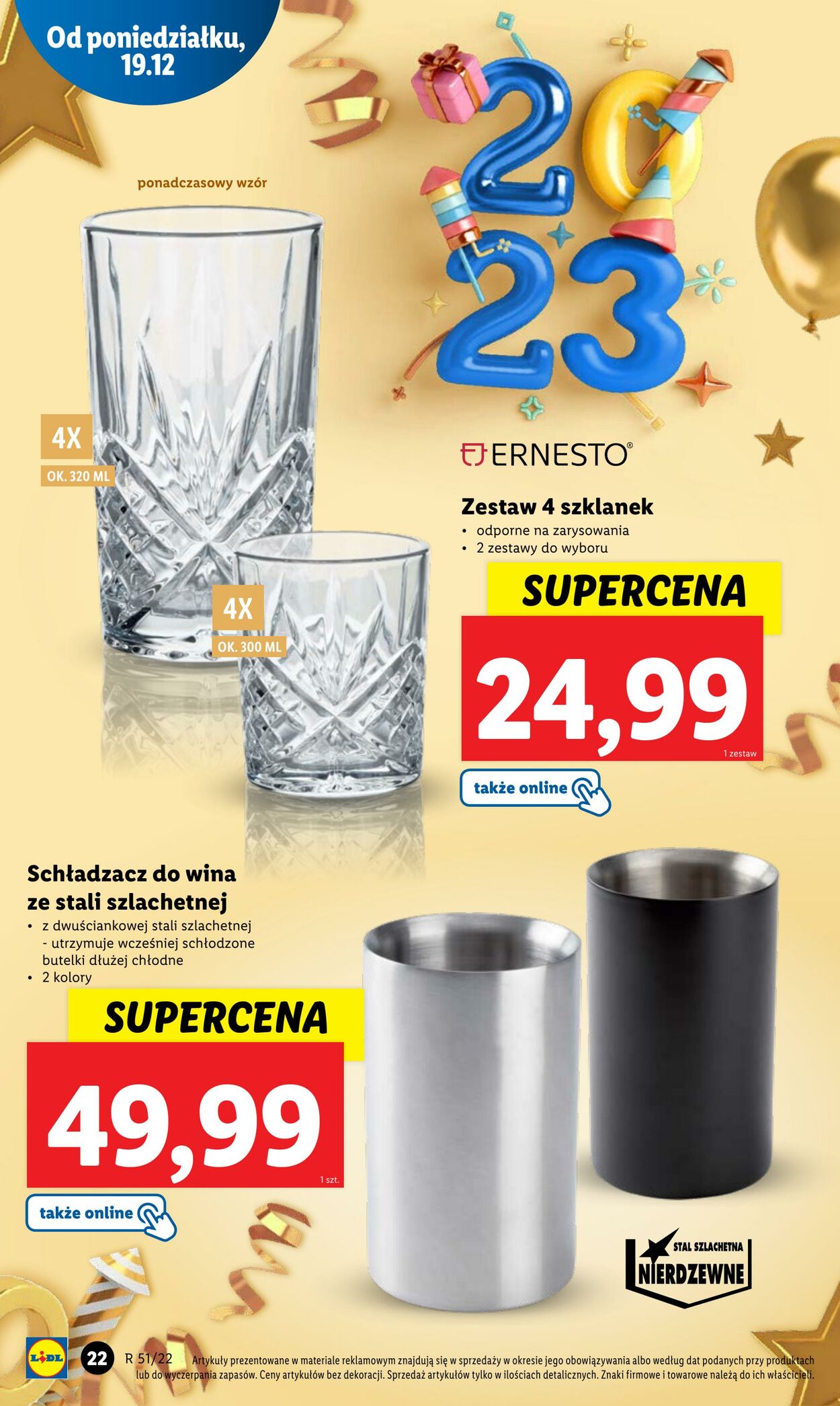 Gazetka Lidl 19.12.2022 - 24.12.2022