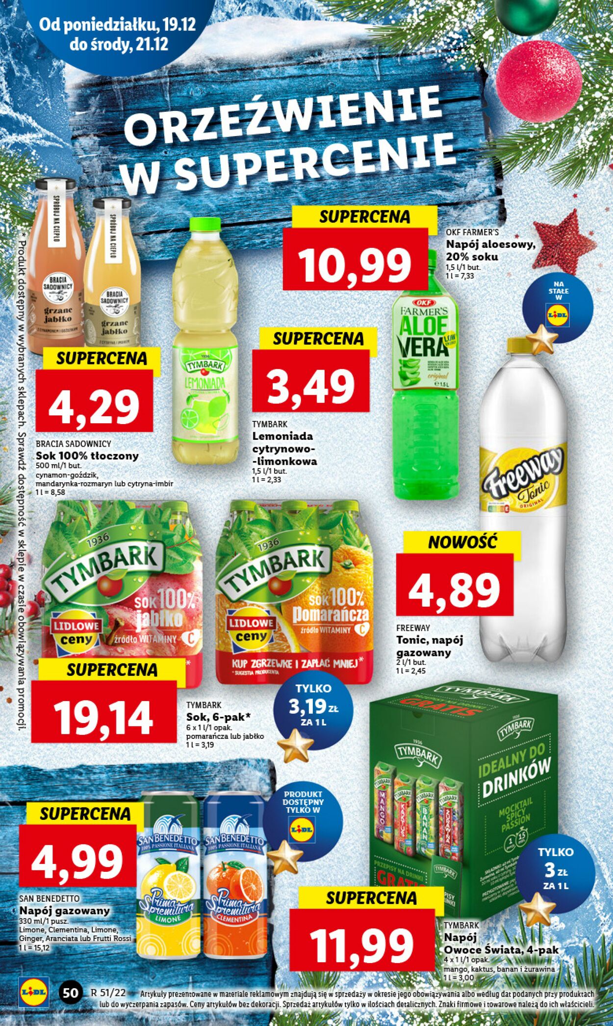 Gazetka Lidl 19.12.2022 - 21.12.2022