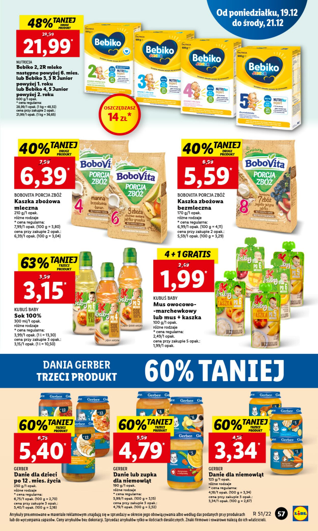 Gazetka Lidl 19.12.2022 - 21.12.2022