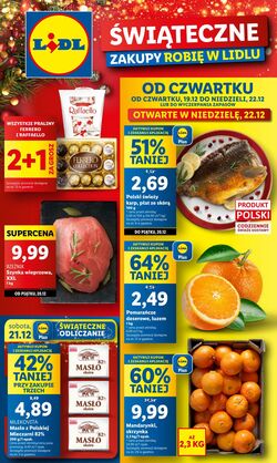 Gazetka Lidl 19.12.2024 - 22.12.2024