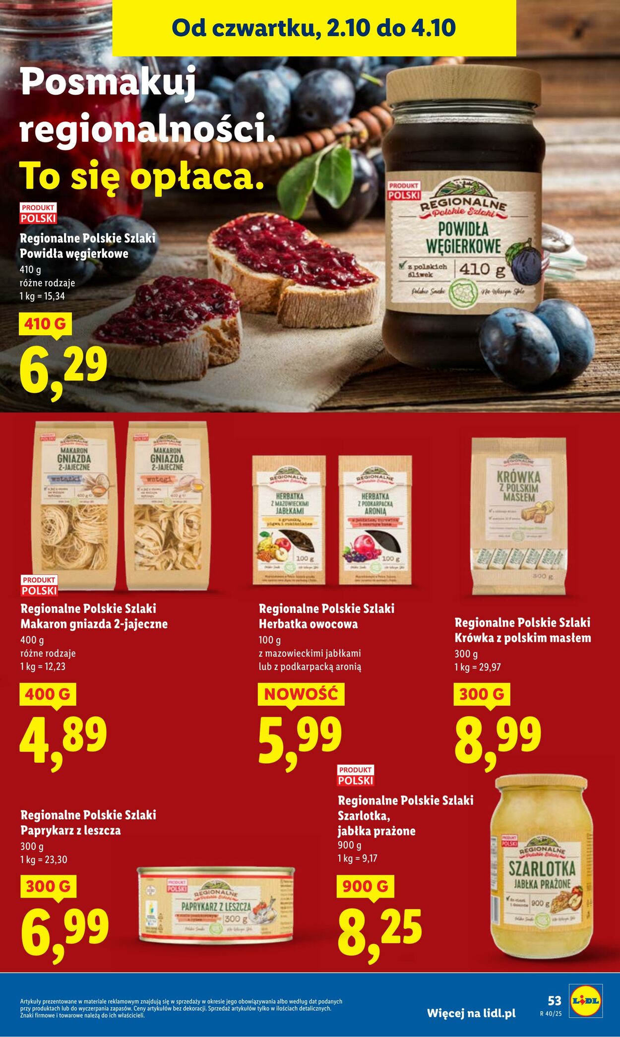 Gazetka Lidl 02.10.2025 - 04.10.2025