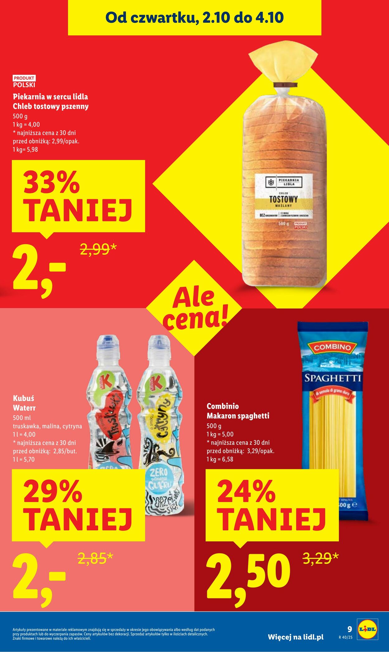 Gazetka Lidl 02.10.2025 - 04.10.2025