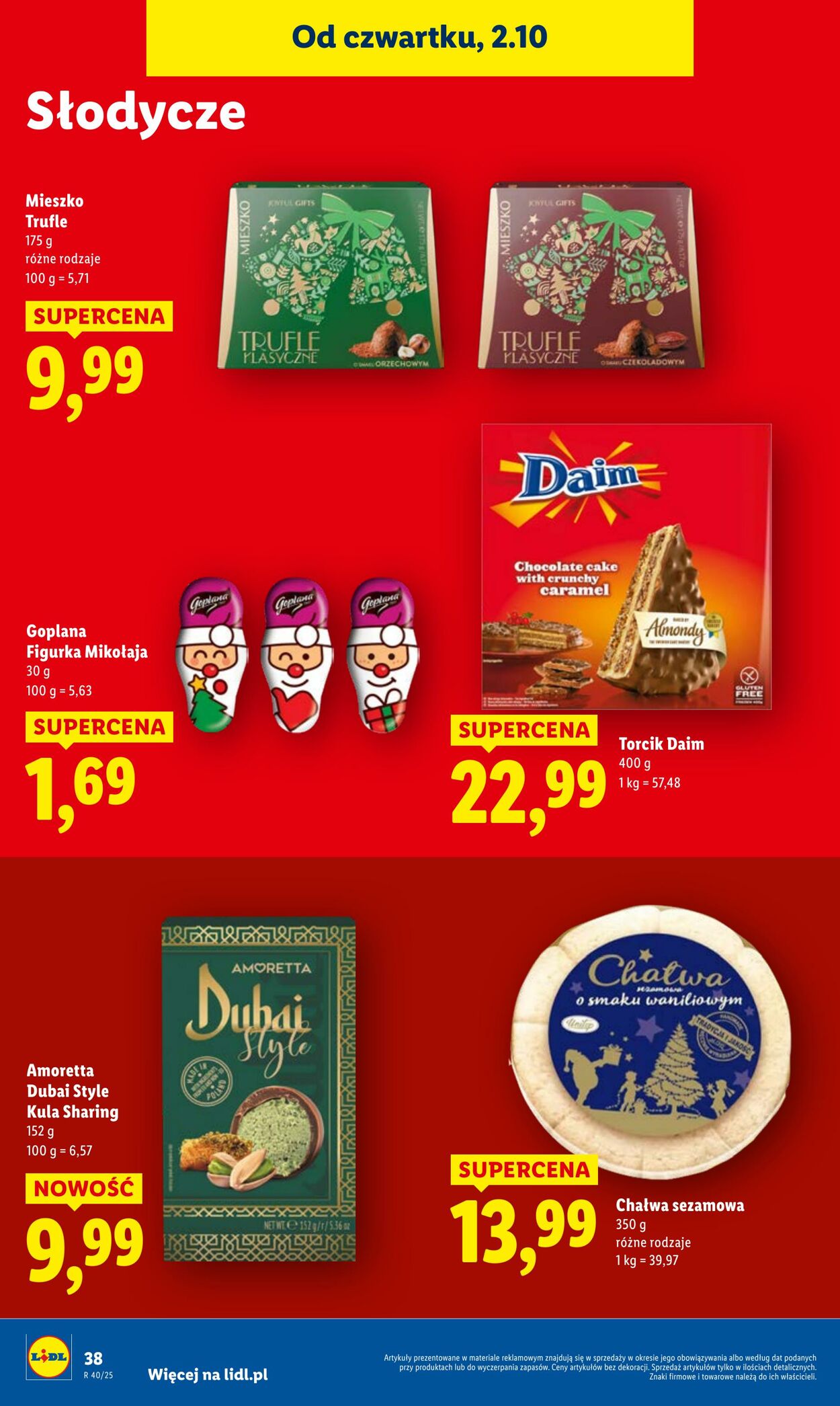 Gazetka Lidl 02.10.2025 - 04.10.2025