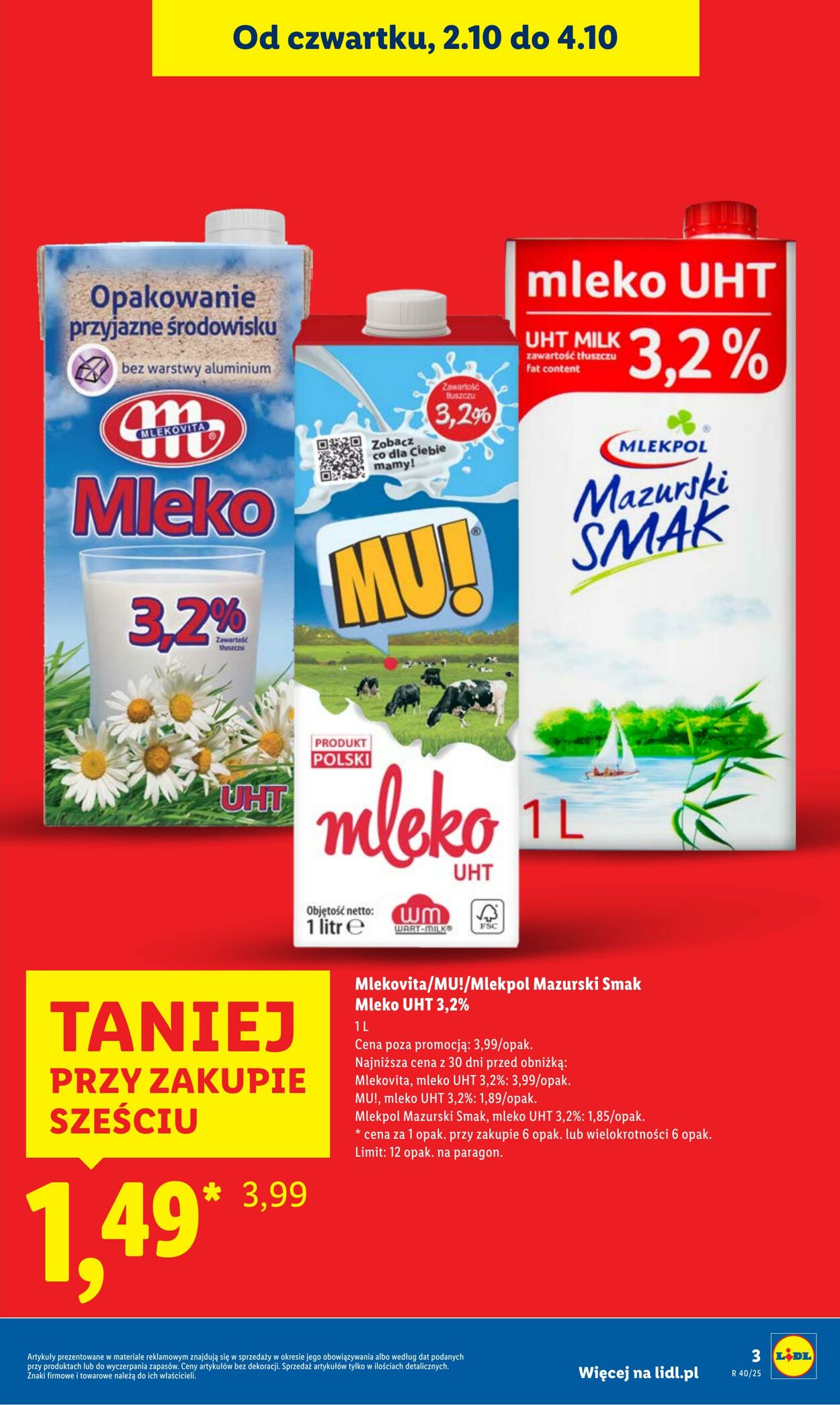 Gazetka Lidl 02.10.2025 - 04.10.2025