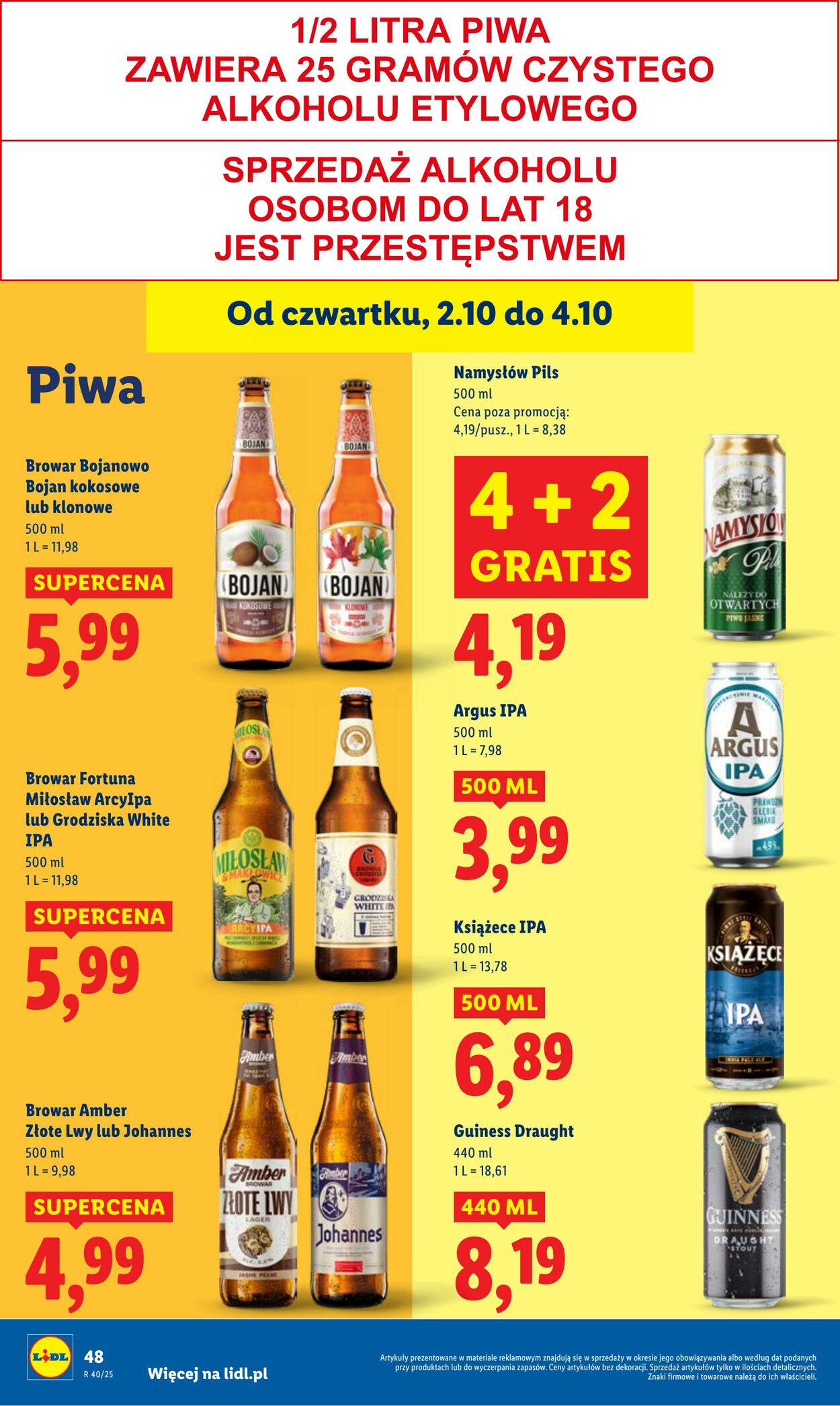 Gazetka Lidl 02.10.2025 - 04.10.2025