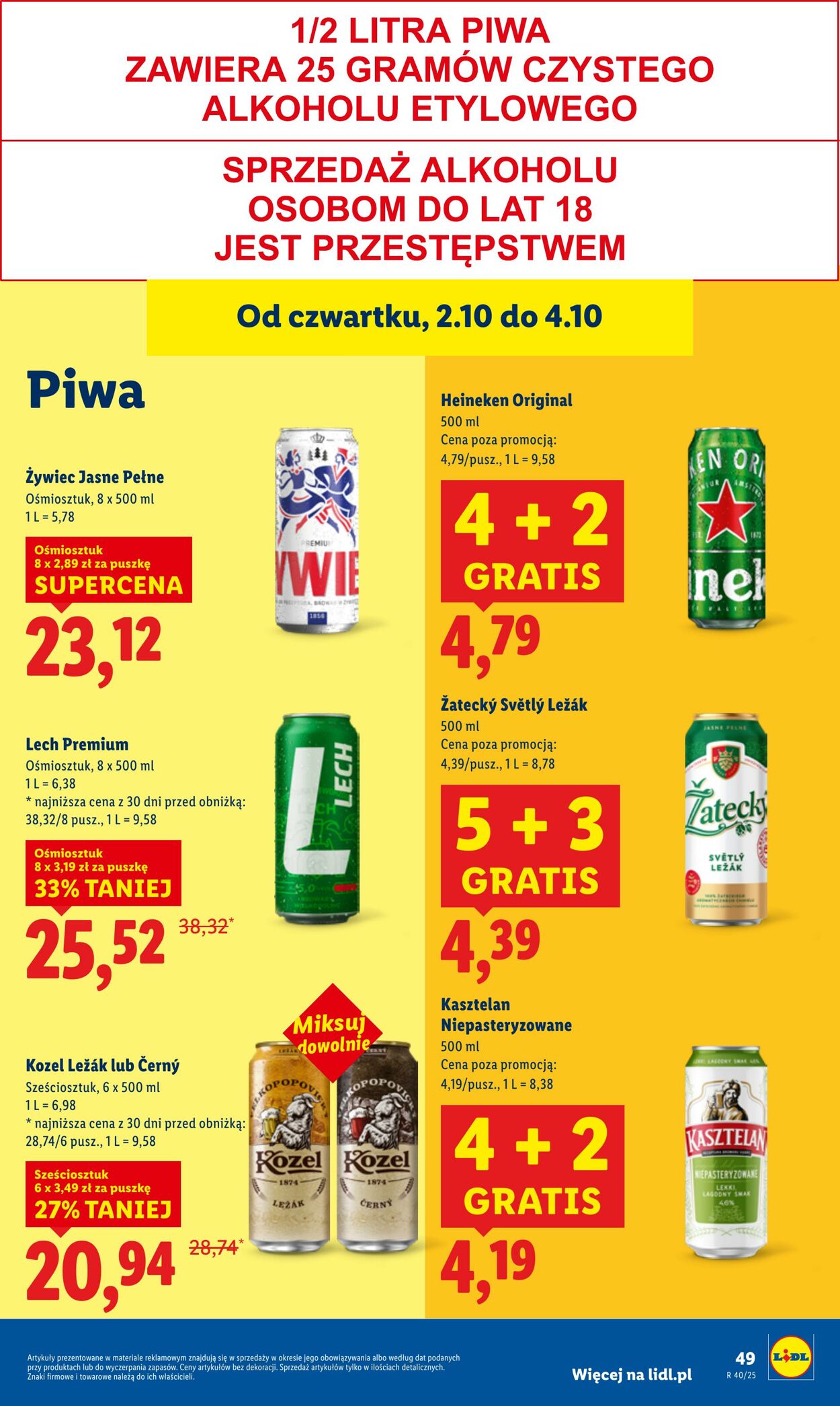 Gazetka Lidl 02.10.2025 - 04.10.2025