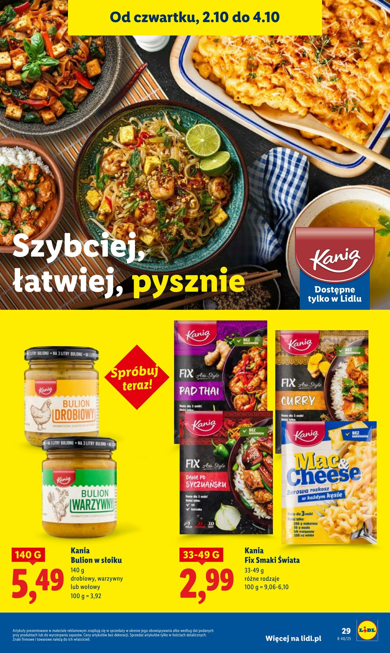 Gazetka Lidl 02.10.2025 - 04.10.2025