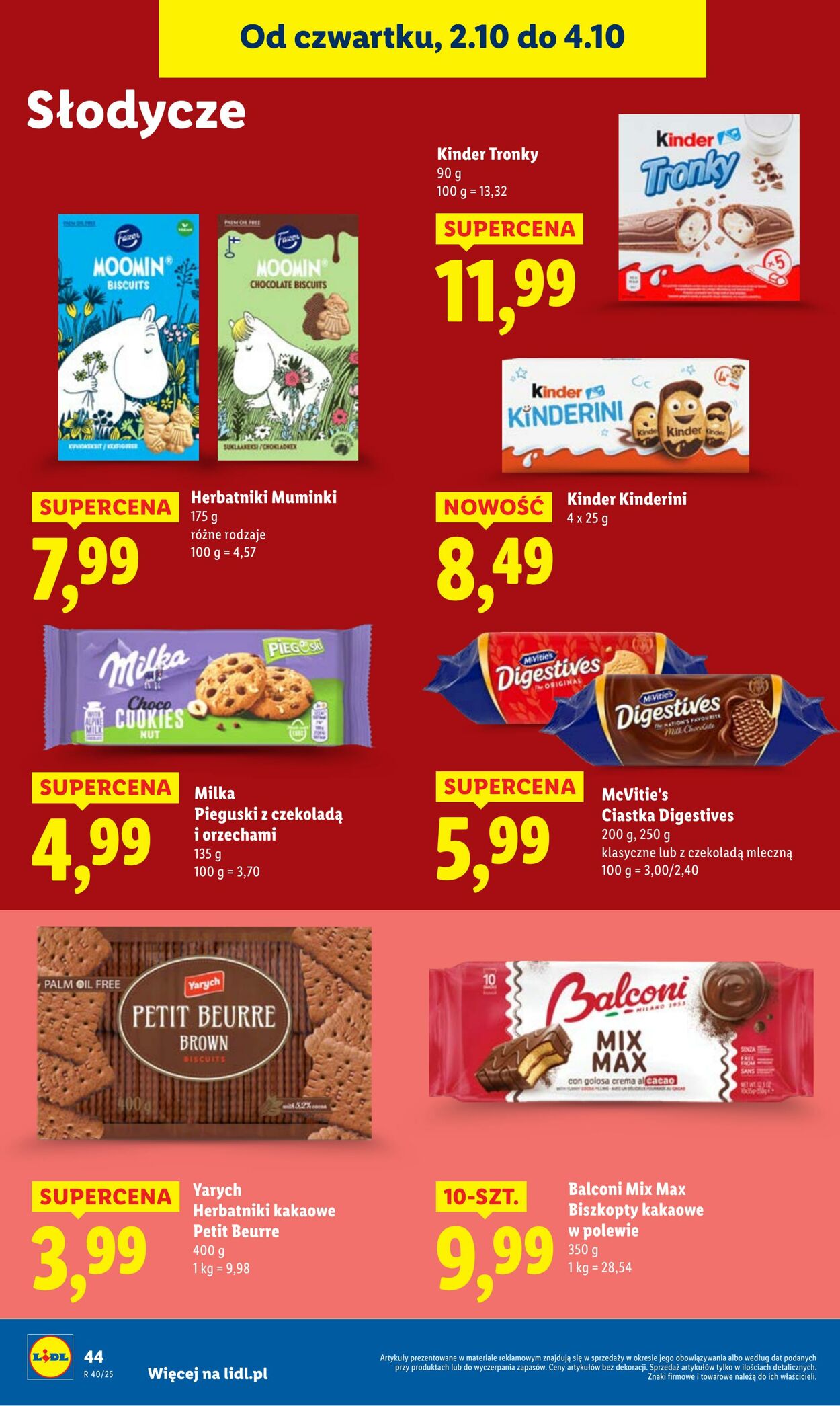 Gazetka Lidl 02.10.2025 - 04.10.2025
