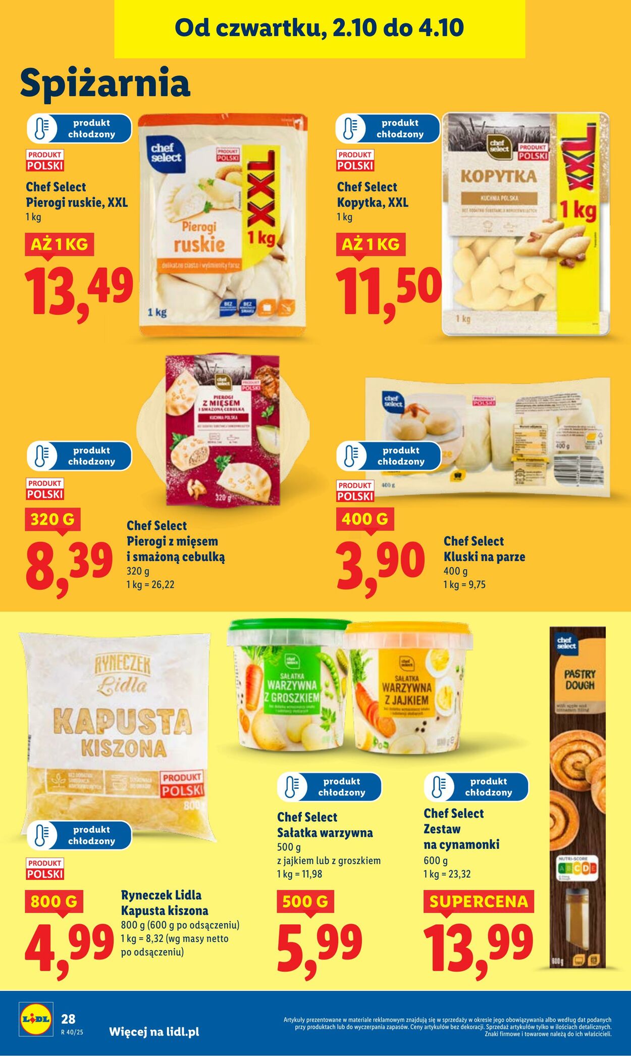 Gazetka Lidl 02.10.2025 - 04.10.2025