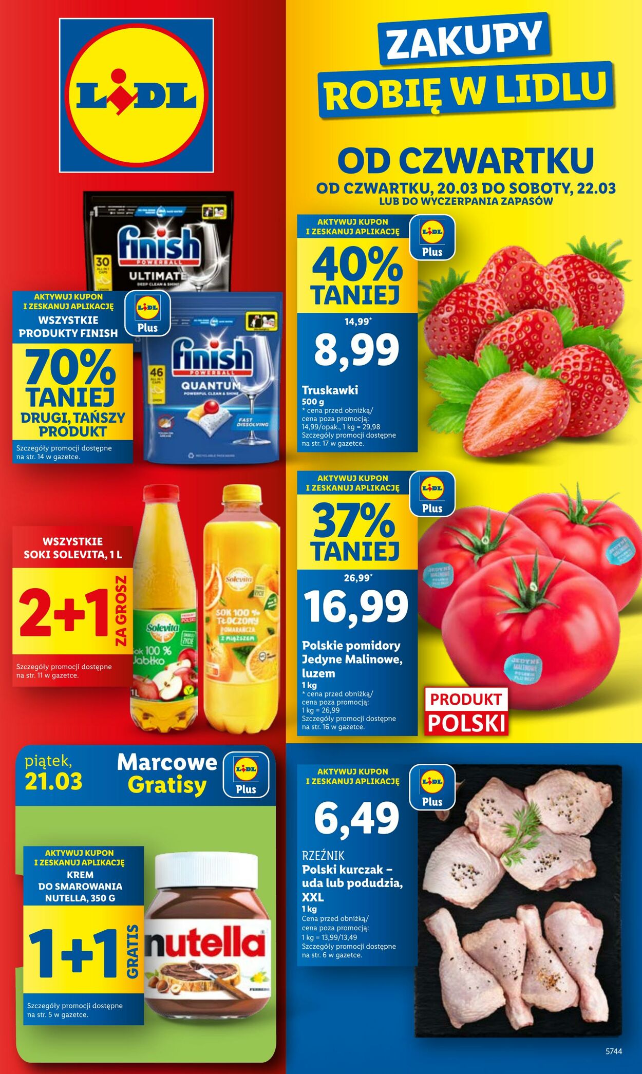 Gazetka Lidl - OFERTA WAŻNA OD 20.03 DO 22.03 20 mar, 2025 - 22 mar, 2025