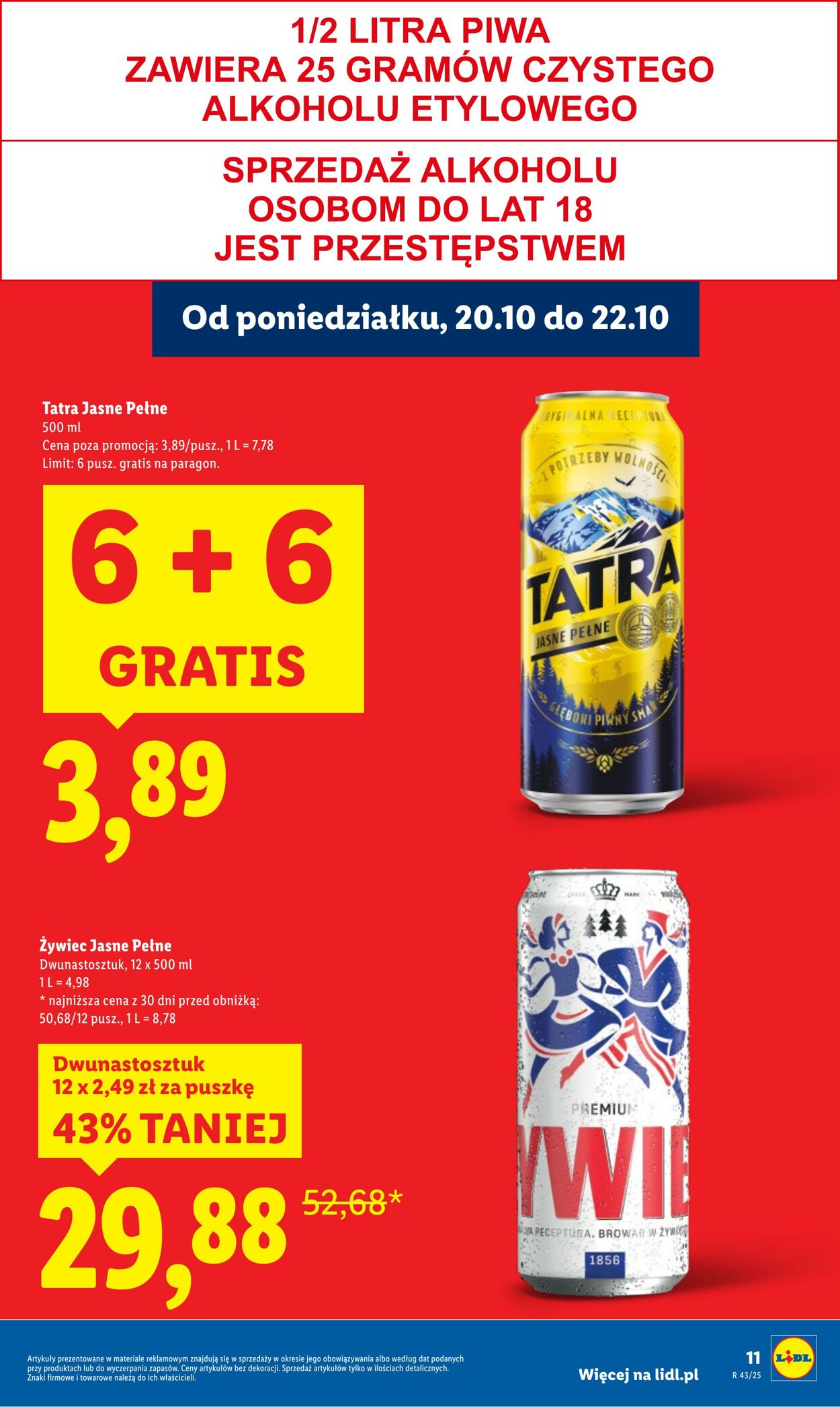 Gazetka Lidl 20.10.2025 - 22.10.2025