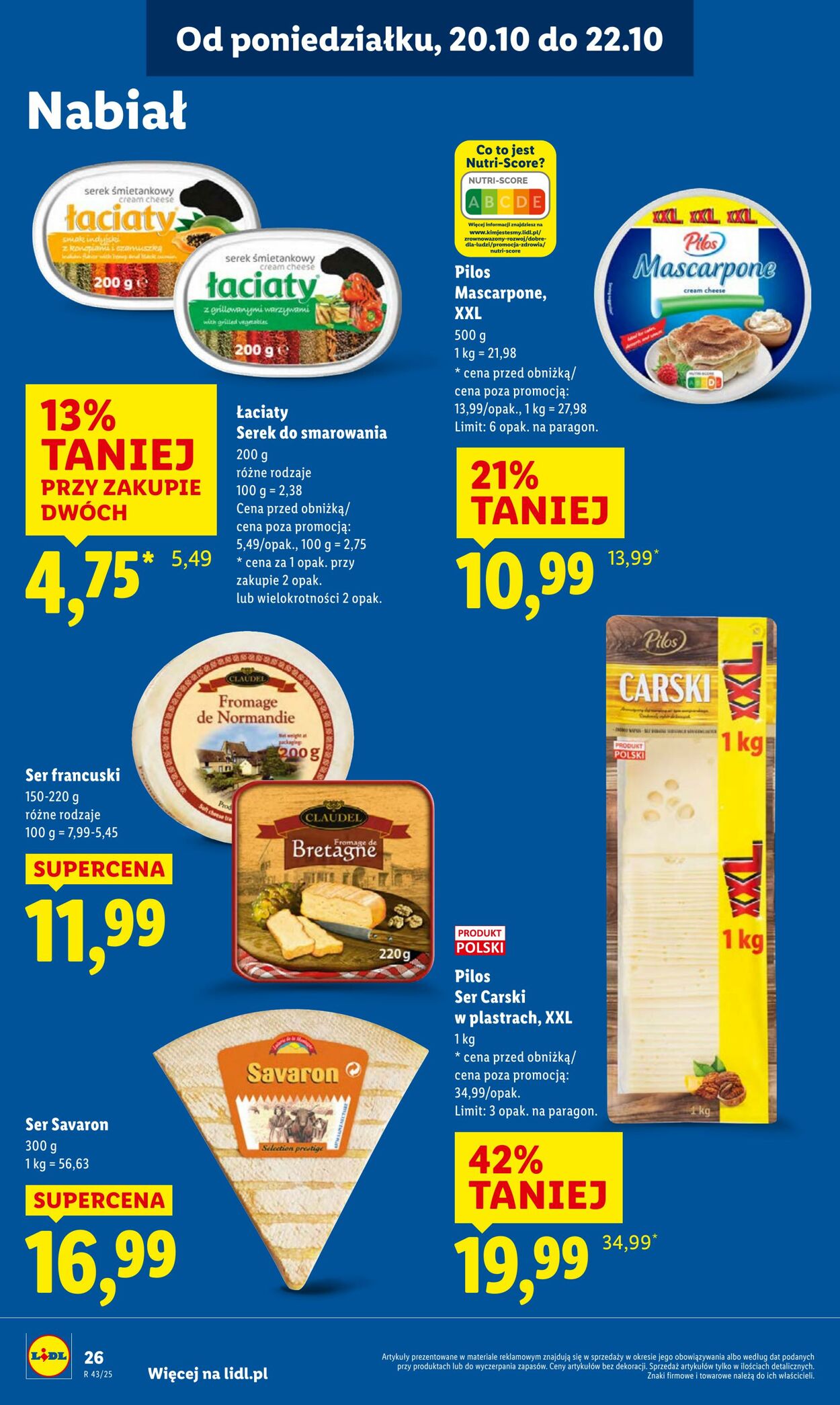 Gazetka Lidl 20.10.2025 - 22.10.2025