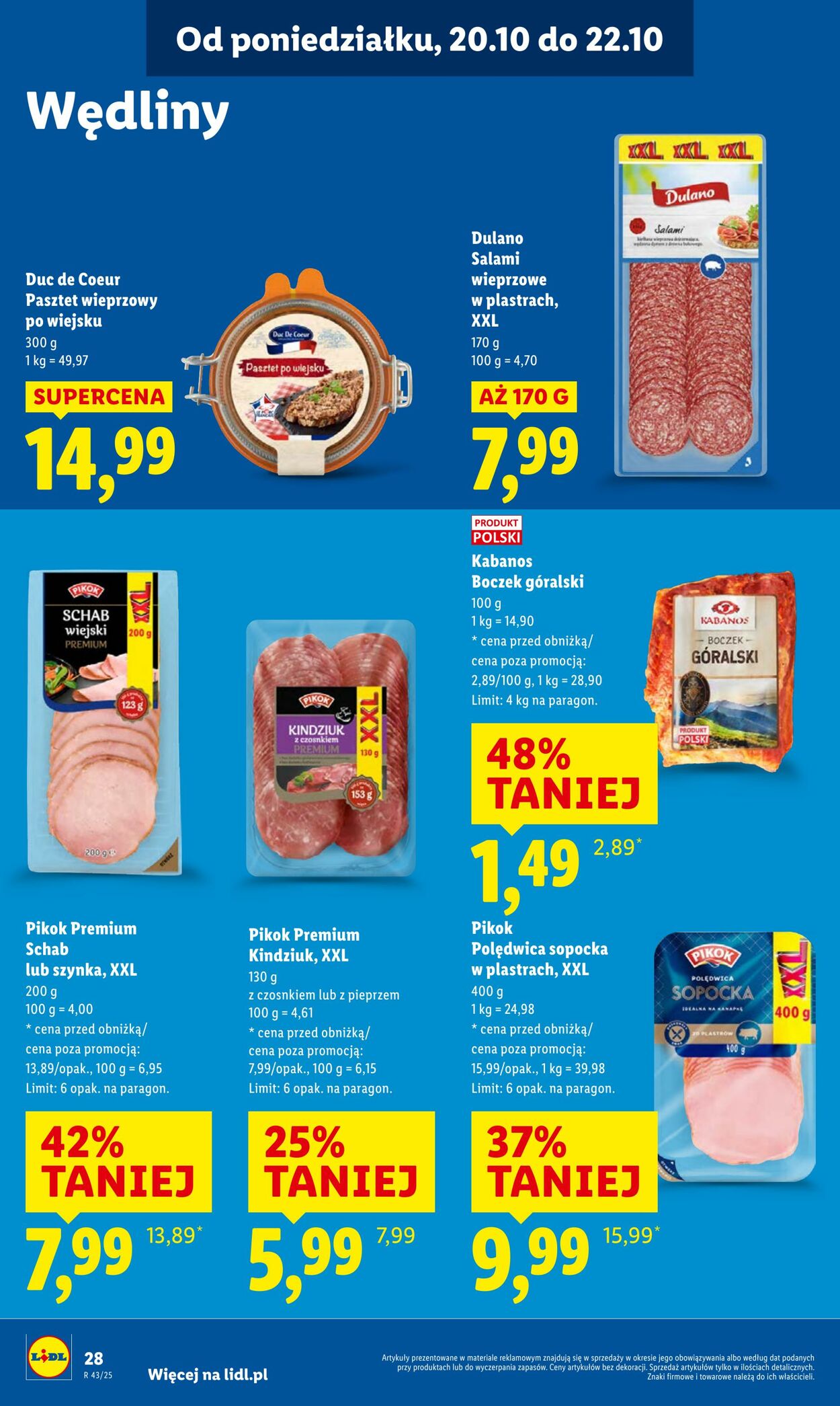 Gazetka Lidl 20.10.2025 - 22.10.2025