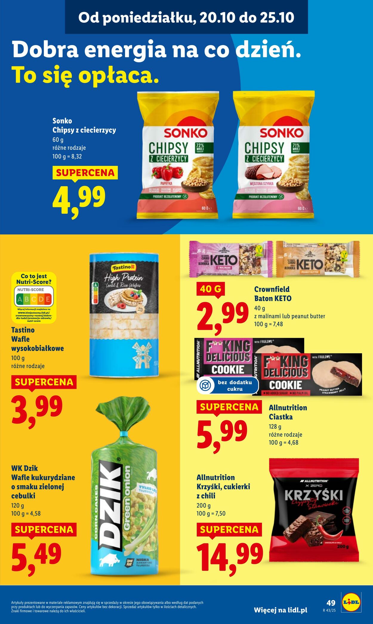 Gazetka Lidl 20.10.2025 - 22.10.2025