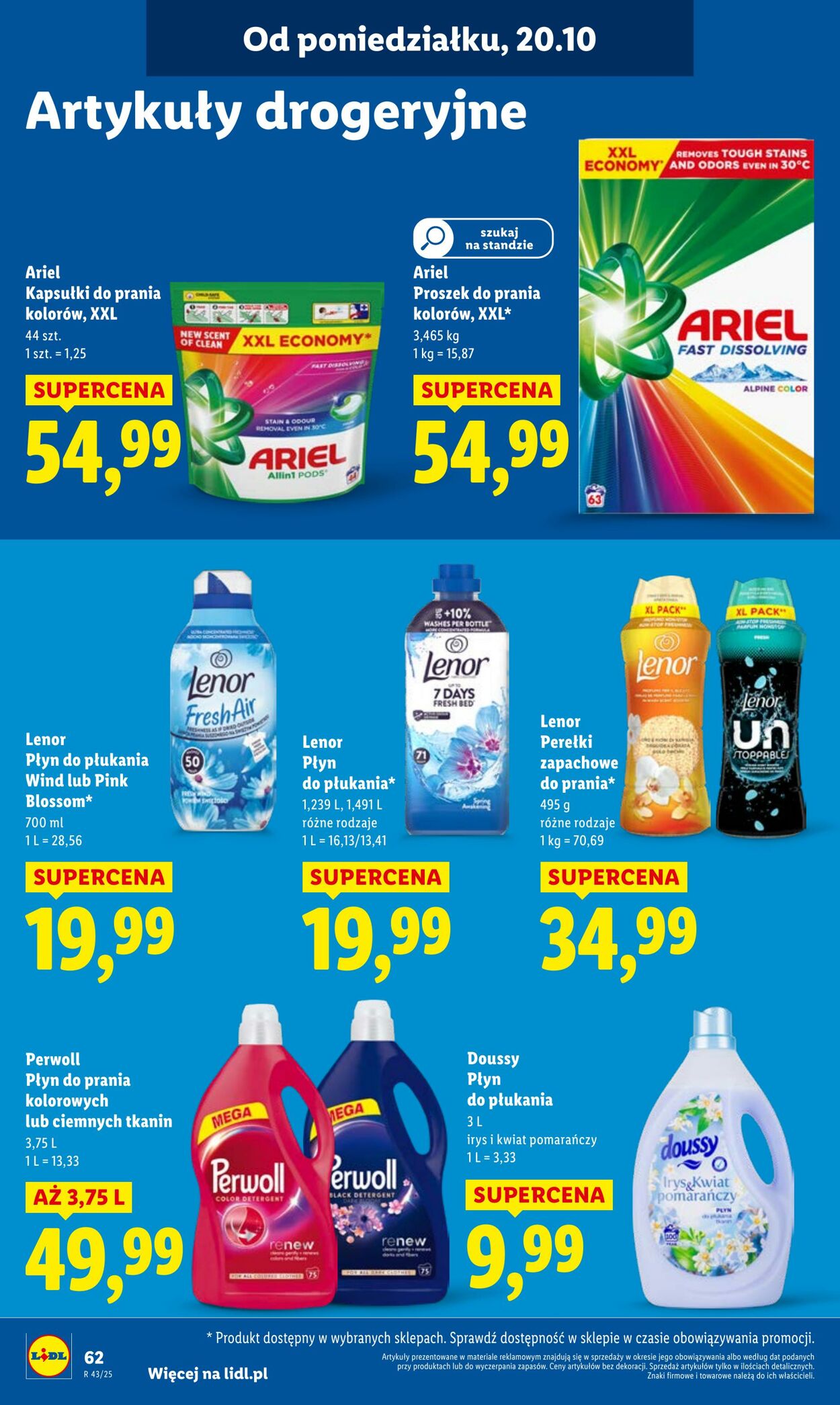 Gazetka Lidl 20.10.2025 - 22.10.2025