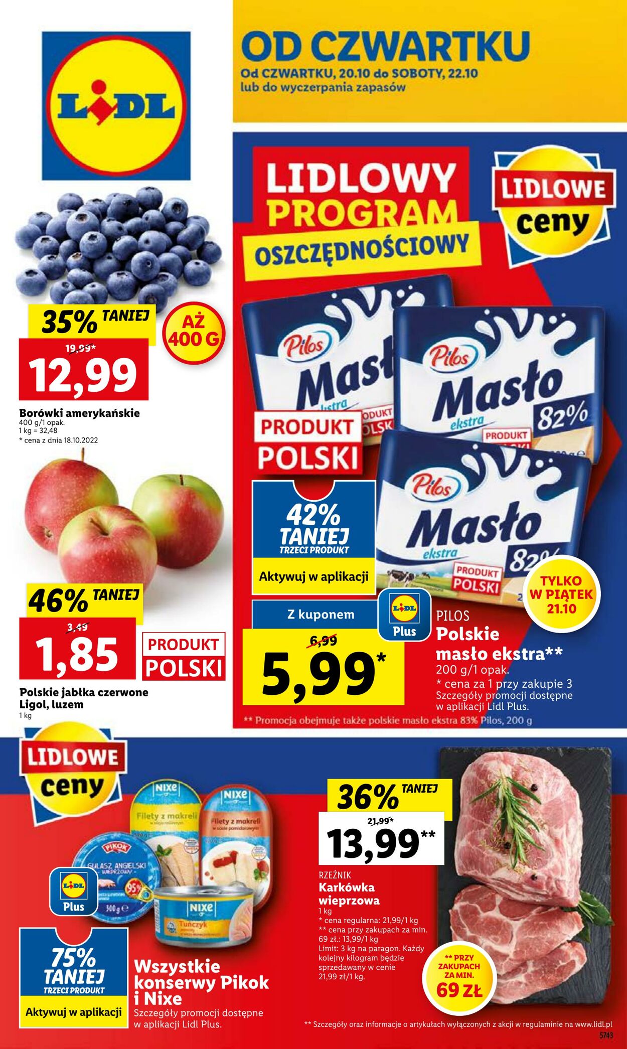 Gazetka Lidl 20.10.2022 - 22.10.2022