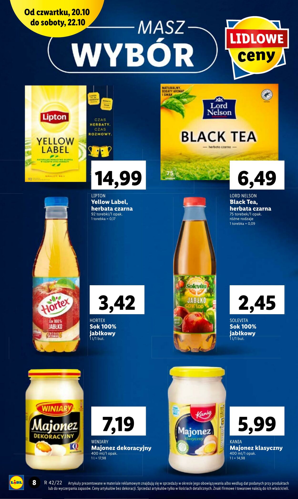 Gazetka Lidl 20.10.2022 - 22.10.2022