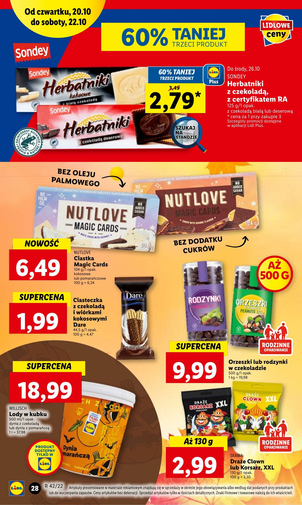 Gazetka Lidl 20.10.2022 - 22.10.2022