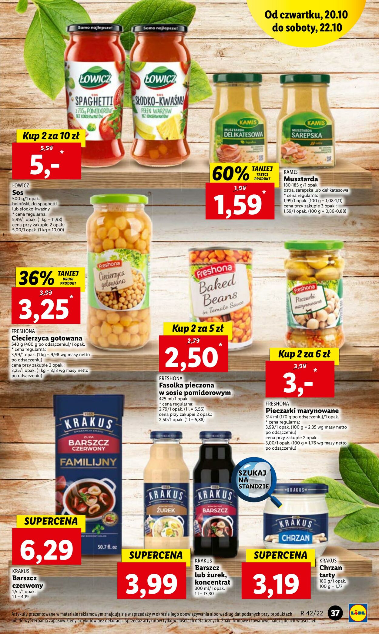 Gazetka Lidl 20.10.2022 - 22.10.2022