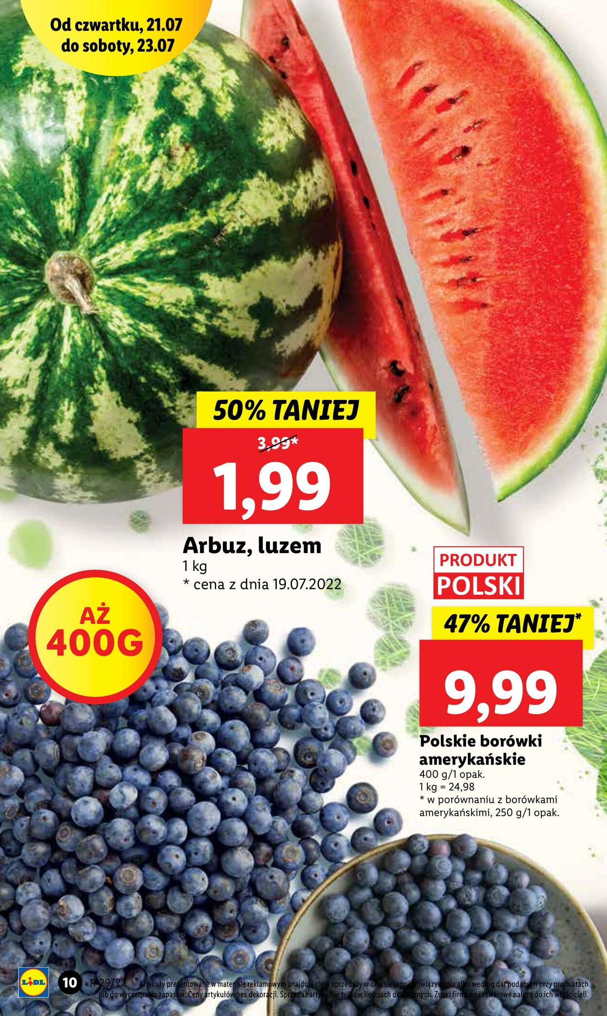 Gazetka Lidl 21.07.2022 - 23.07.2022