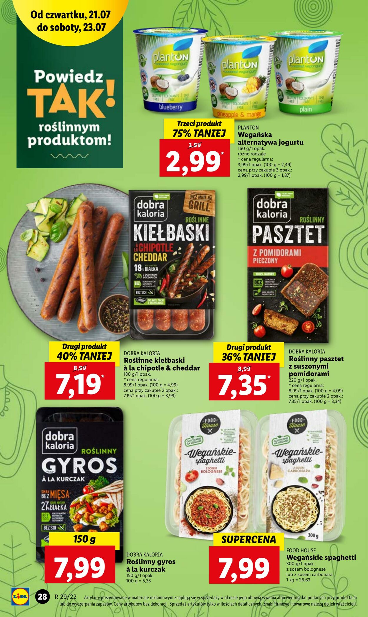 Gazetka Lidl 21.07.2022 - 23.07.2022