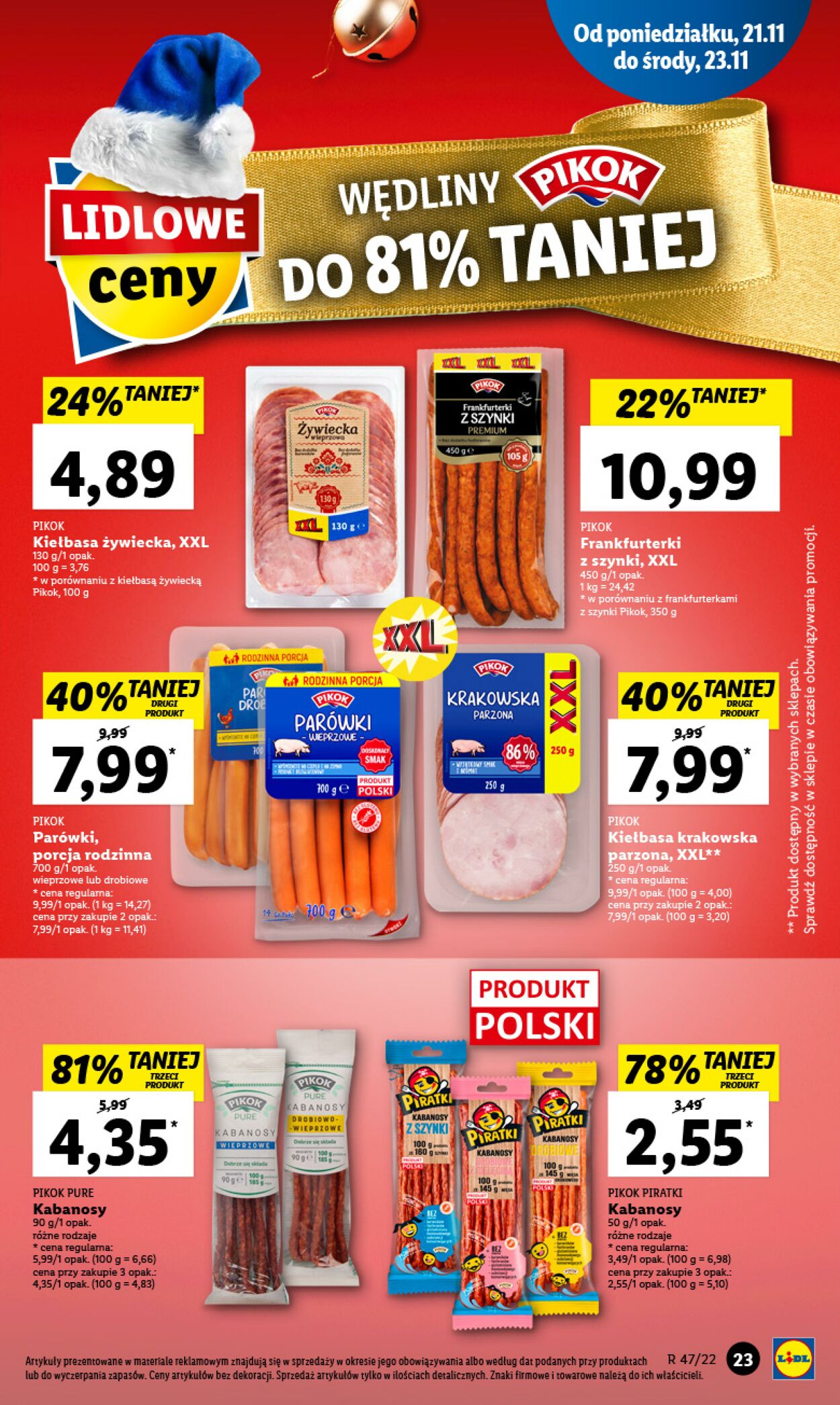 Gazetka Lidl 21.11.2022 - 23.11.2022