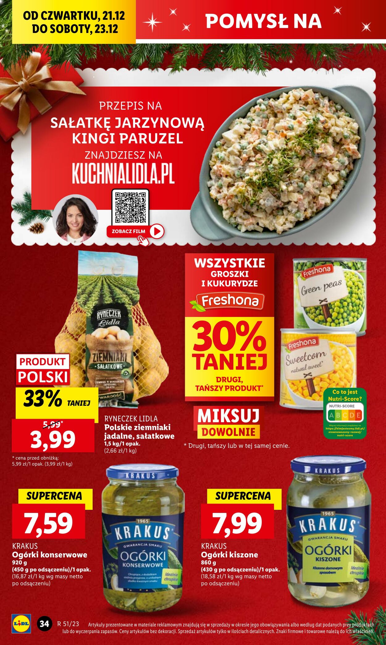 Gazetka Lidl 21.12.2023 - 23.12.2023