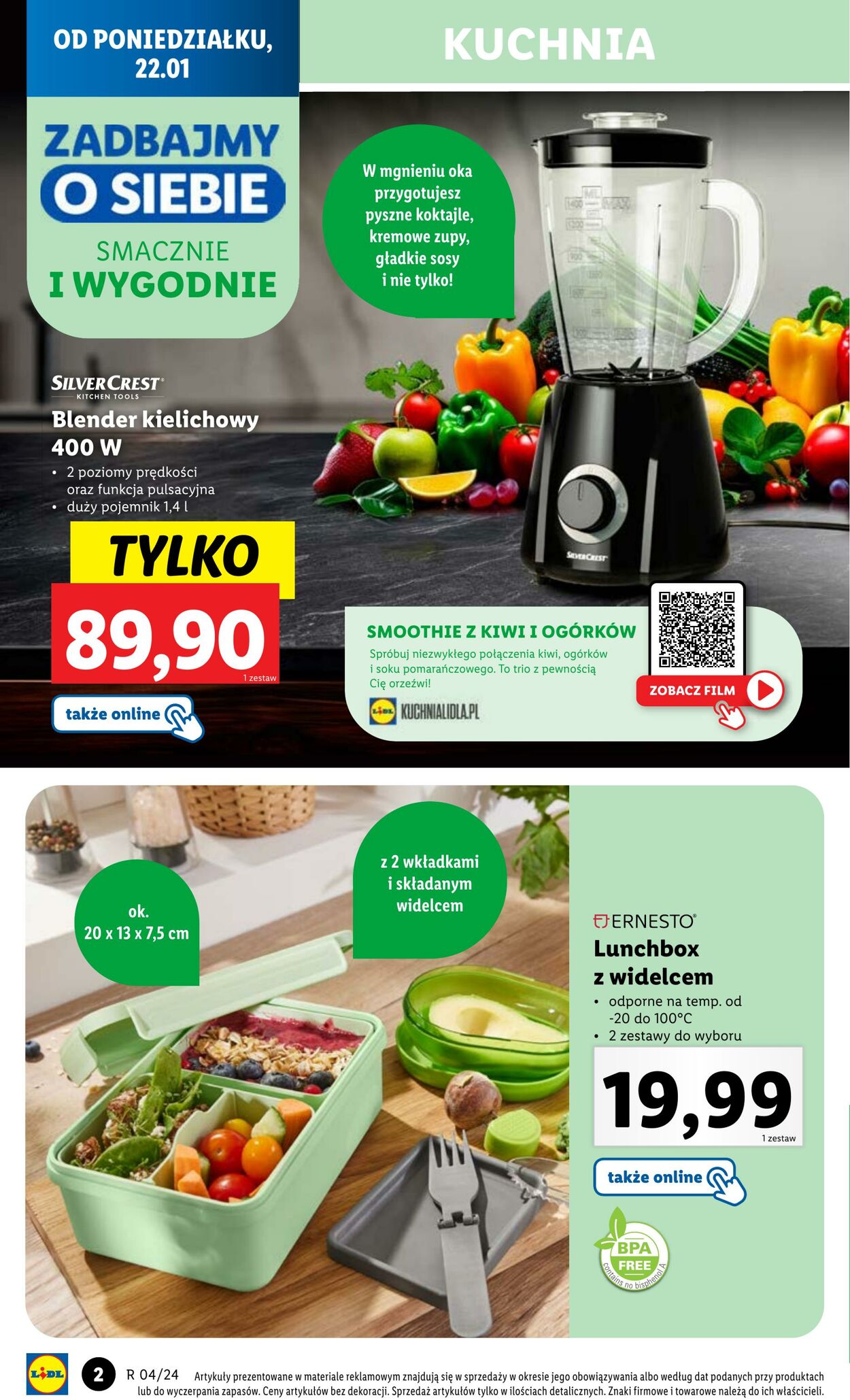 Gazetka Lidl 22.01.2024 - 27.01.2024