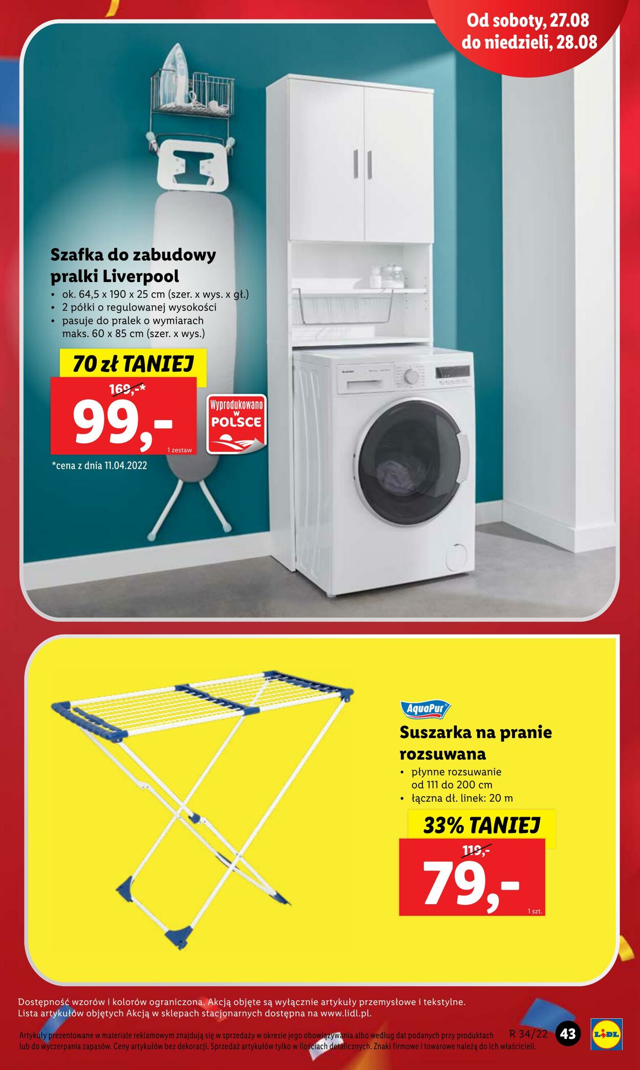 Gazetka Lidl 22.08.2022 - 28.08.2022