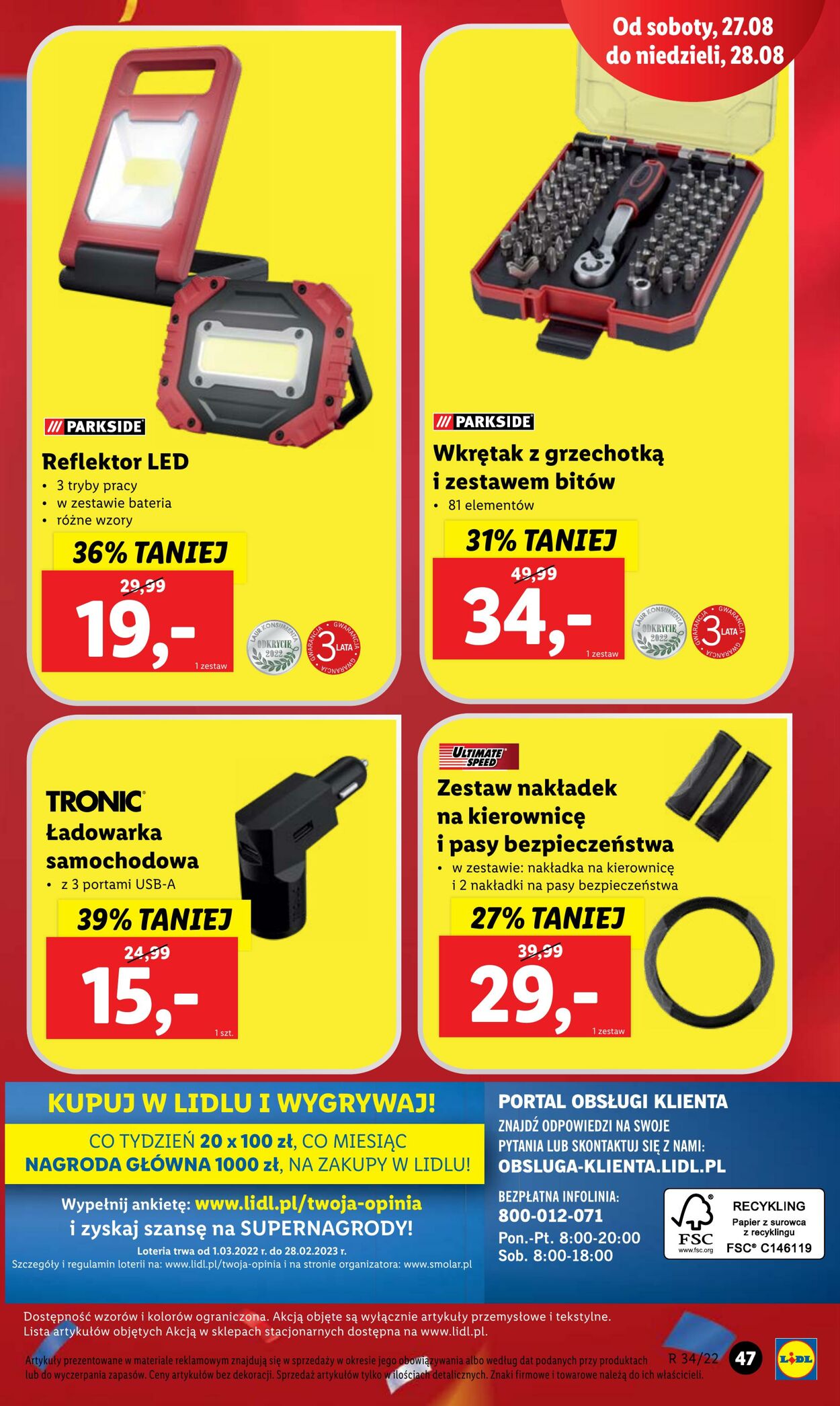 Gazetka Lidl 22.08.2022 - 28.08.2022