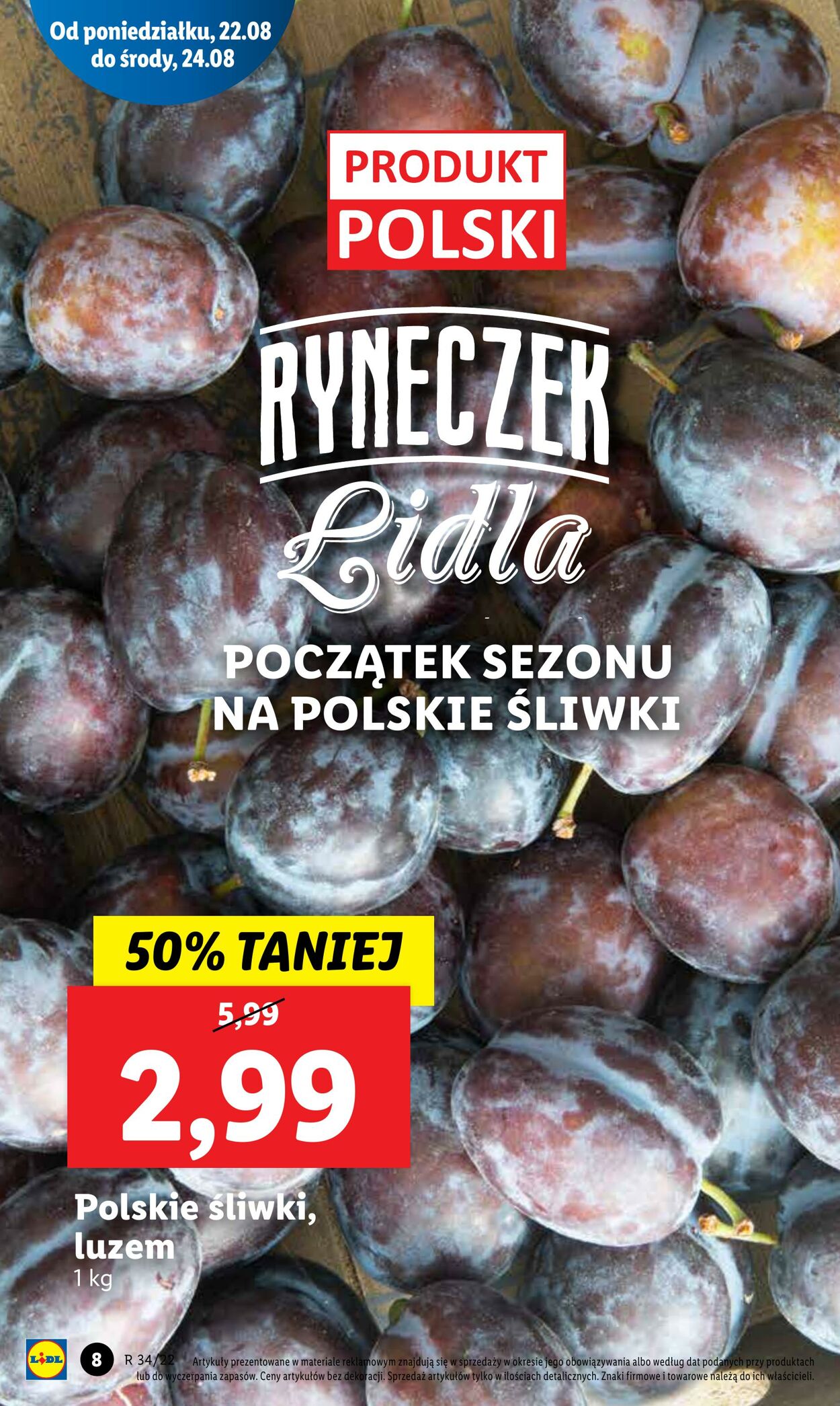 Gazetka Lidl 22.08.2022 - 24.08.2022