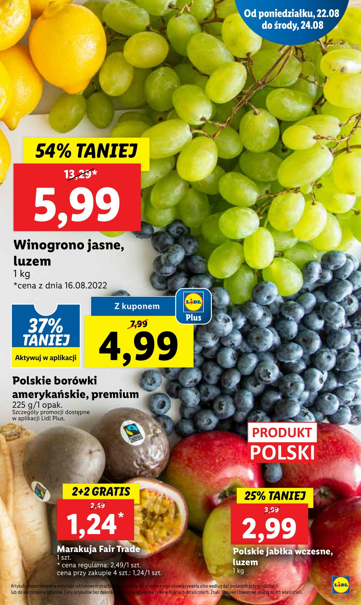 Gazetka Lidl 22.08.2022 - 24.08.2022