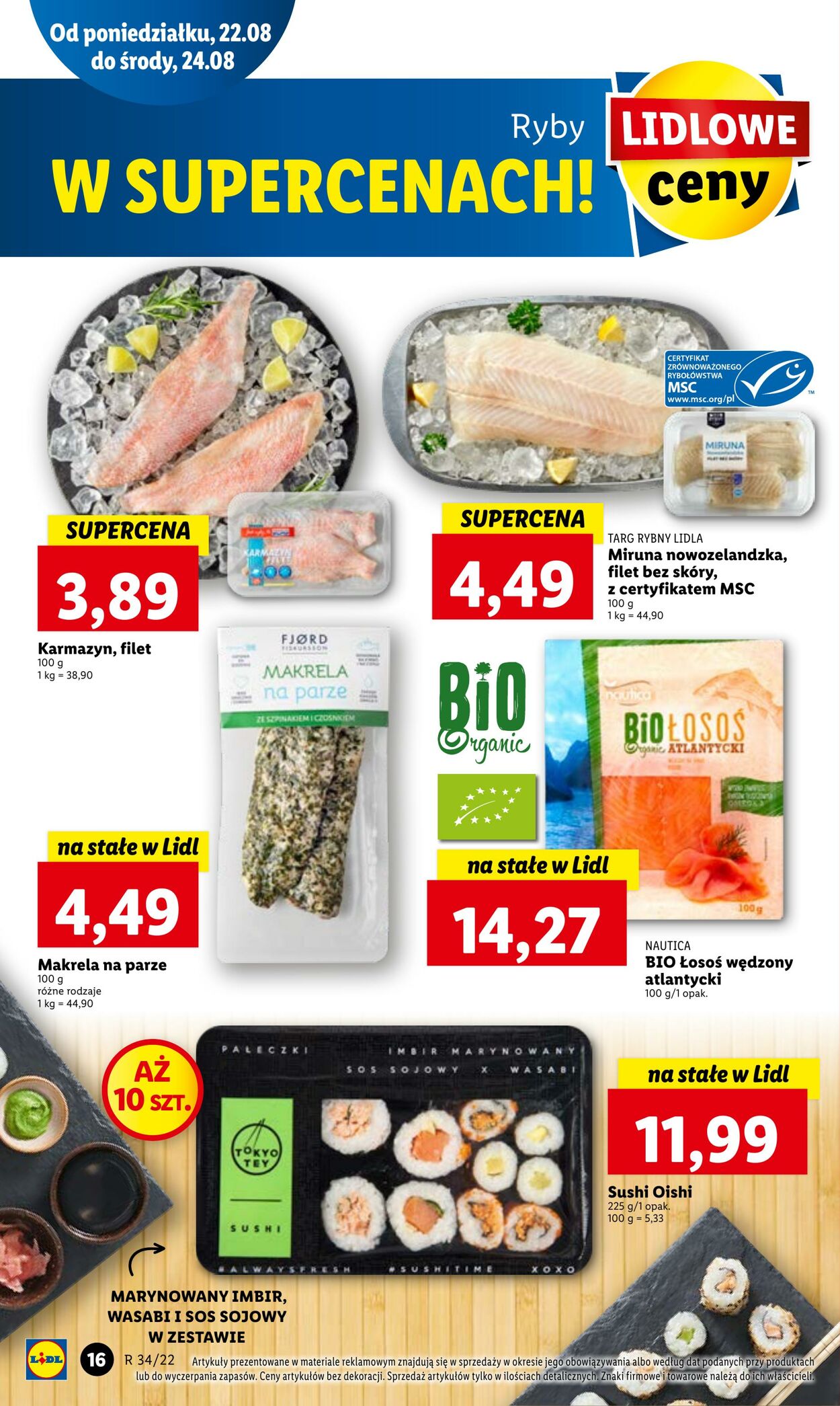 Gazetka Lidl 22.08.2022 - 24.08.2022