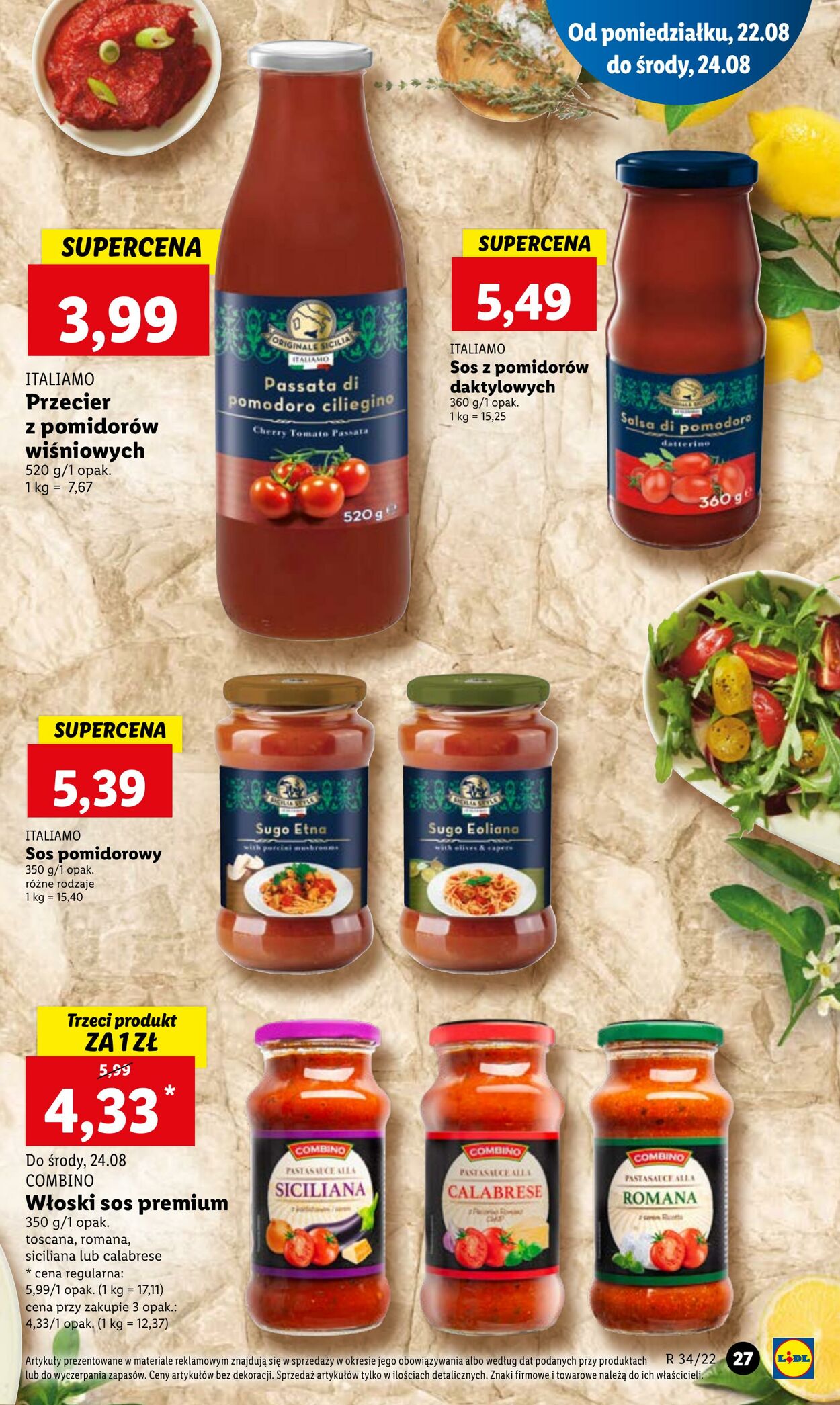 Gazetka Lidl 22.08.2022 - 24.08.2022