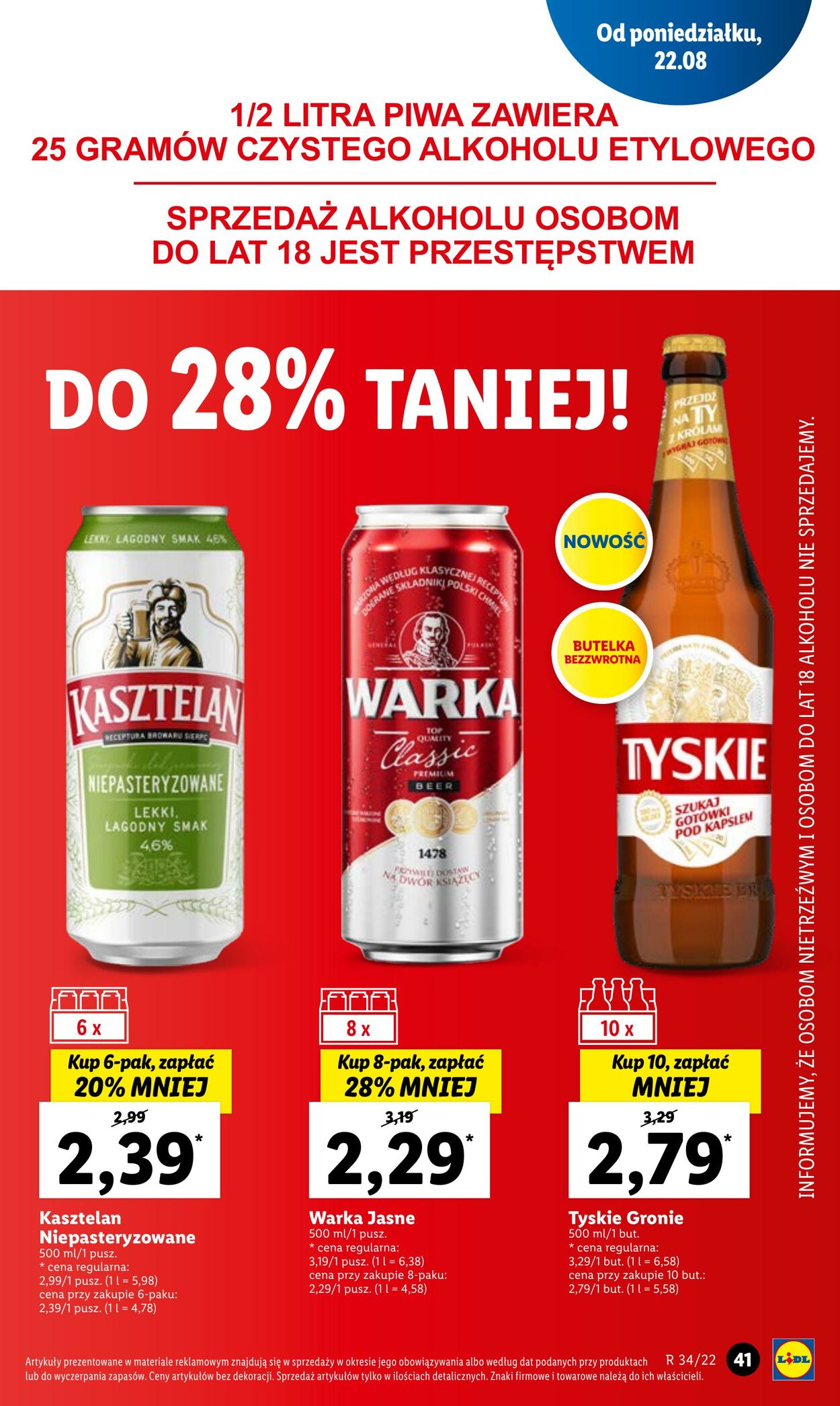 Gazetka Lidl 22.08.2022 - 24.08.2022