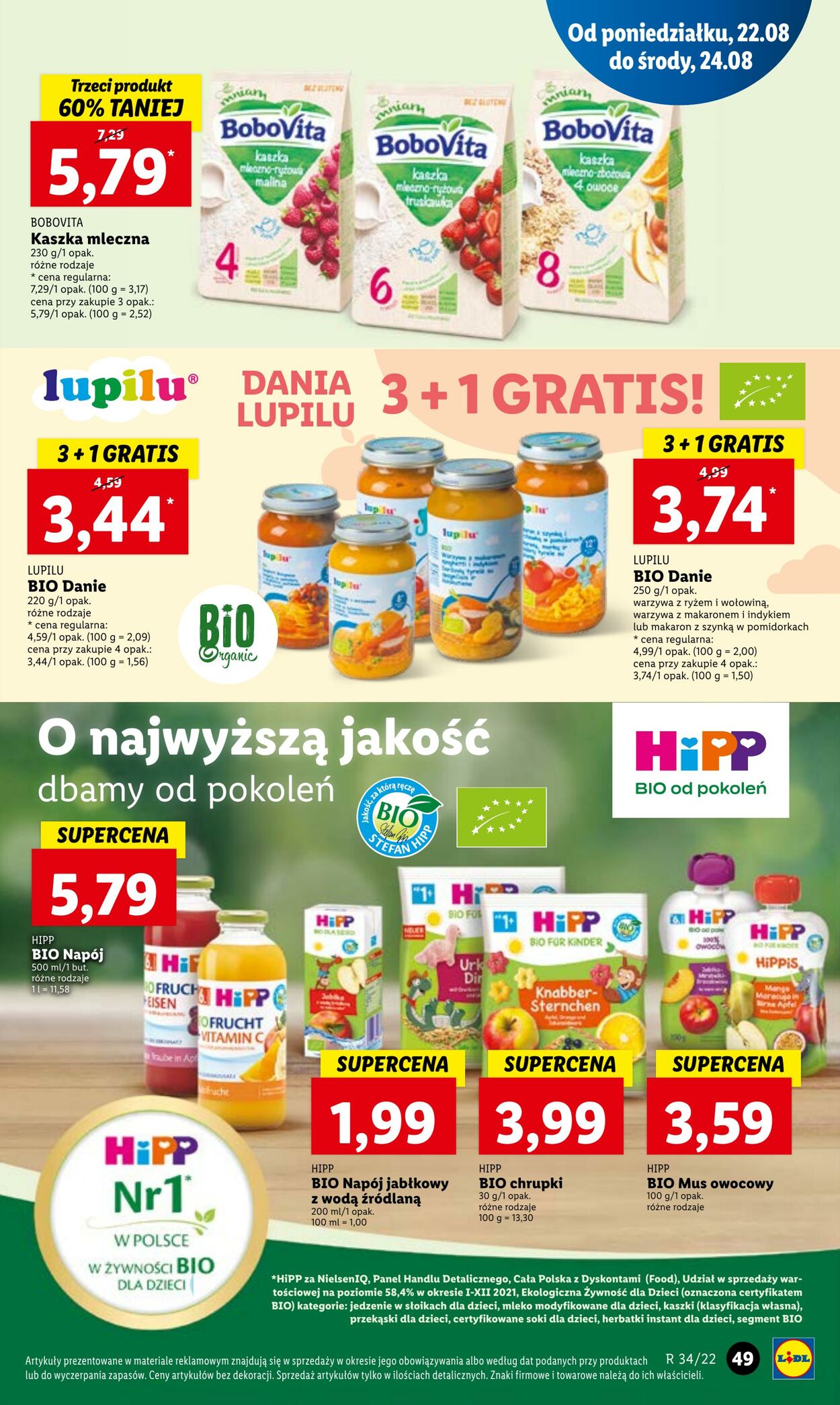 Gazetka Lidl 22.08.2022 - 24.08.2022