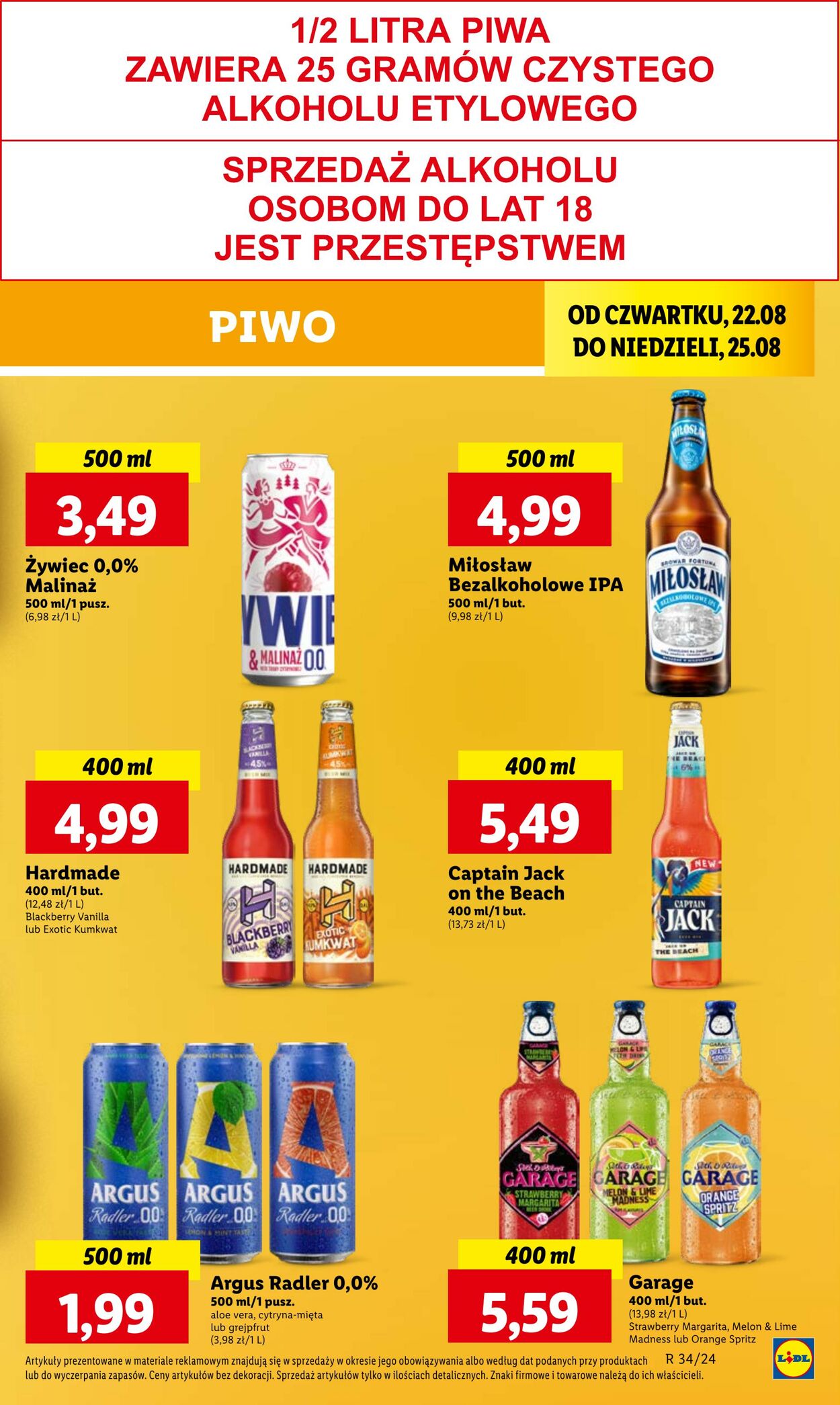 Gazetka Lidl 22.08.2024 - 25.08.2024