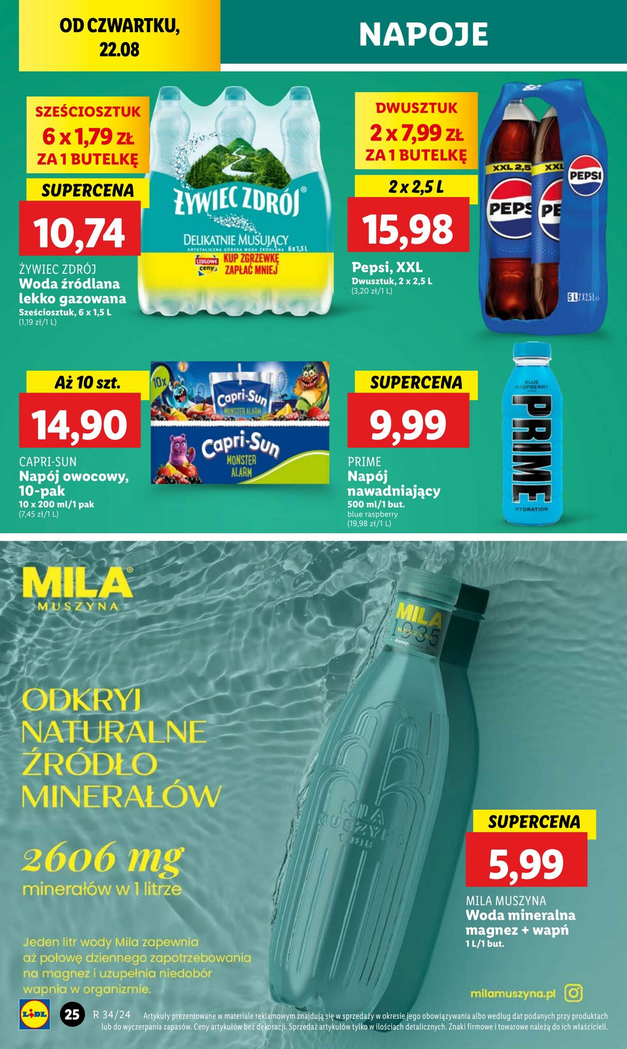 Gazetka Lidl 22.08.2024 - 25.08.2024