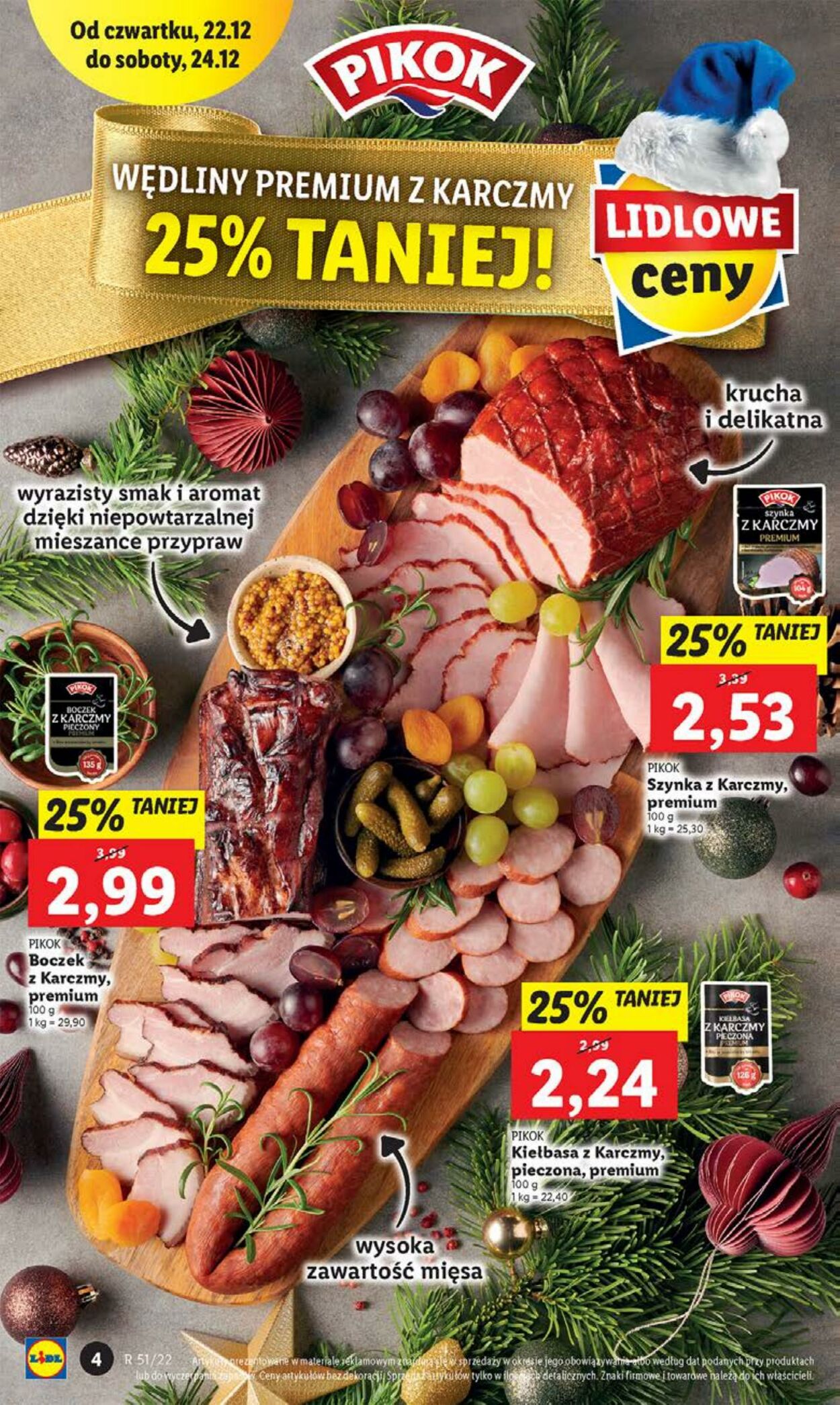 Gazetka Lidl 22.12.2022 - 24.12.2022