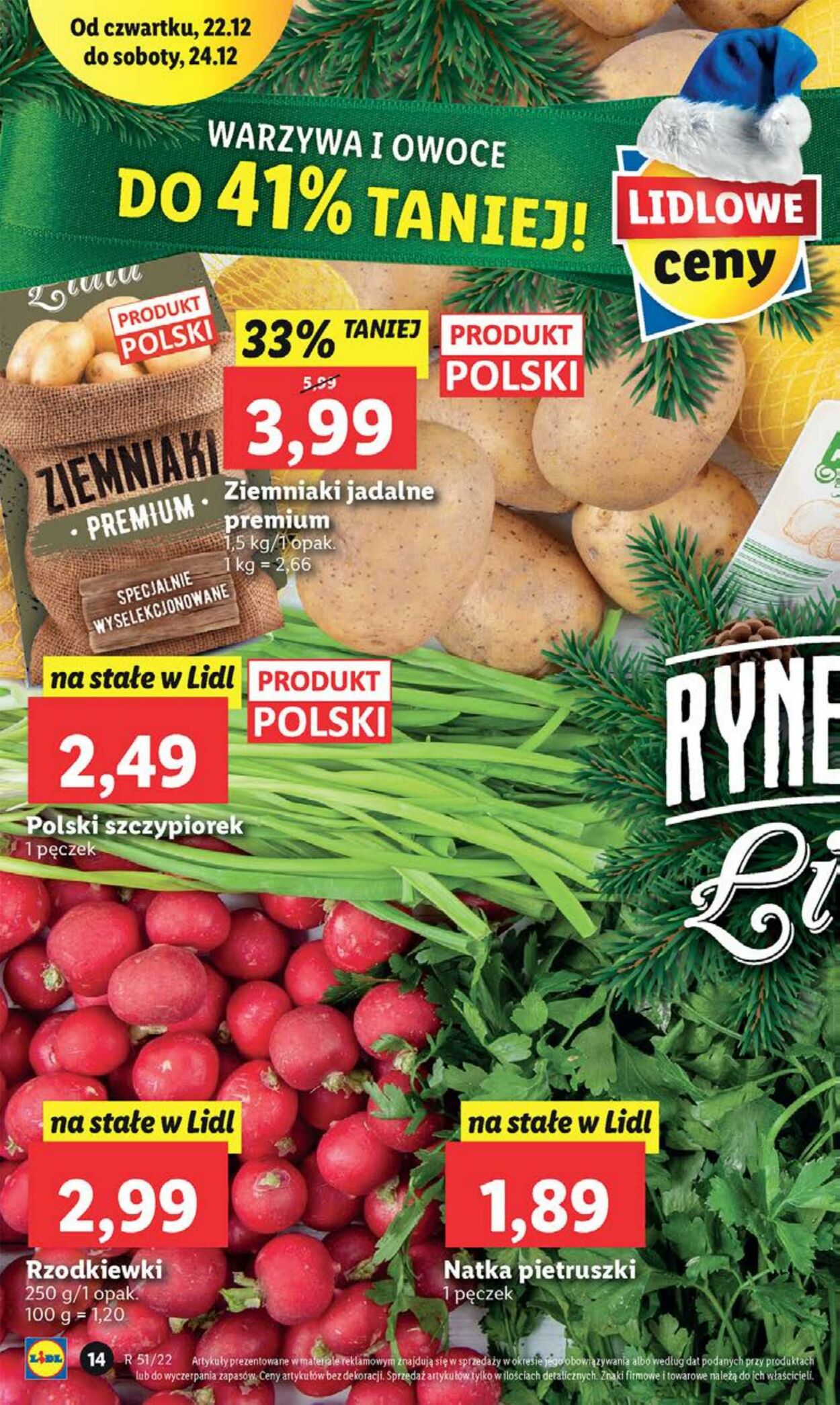 Gazetka Lidl 22.12.2022 - 24.12.2022