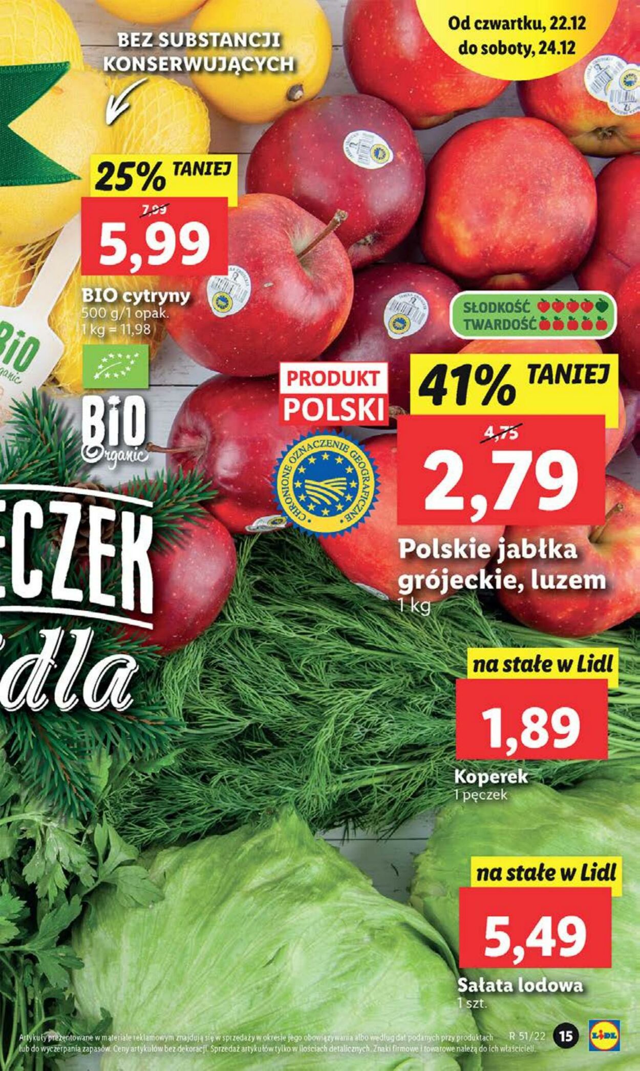 Gazetka Lidl 22.12.2022 - 24.12.2022