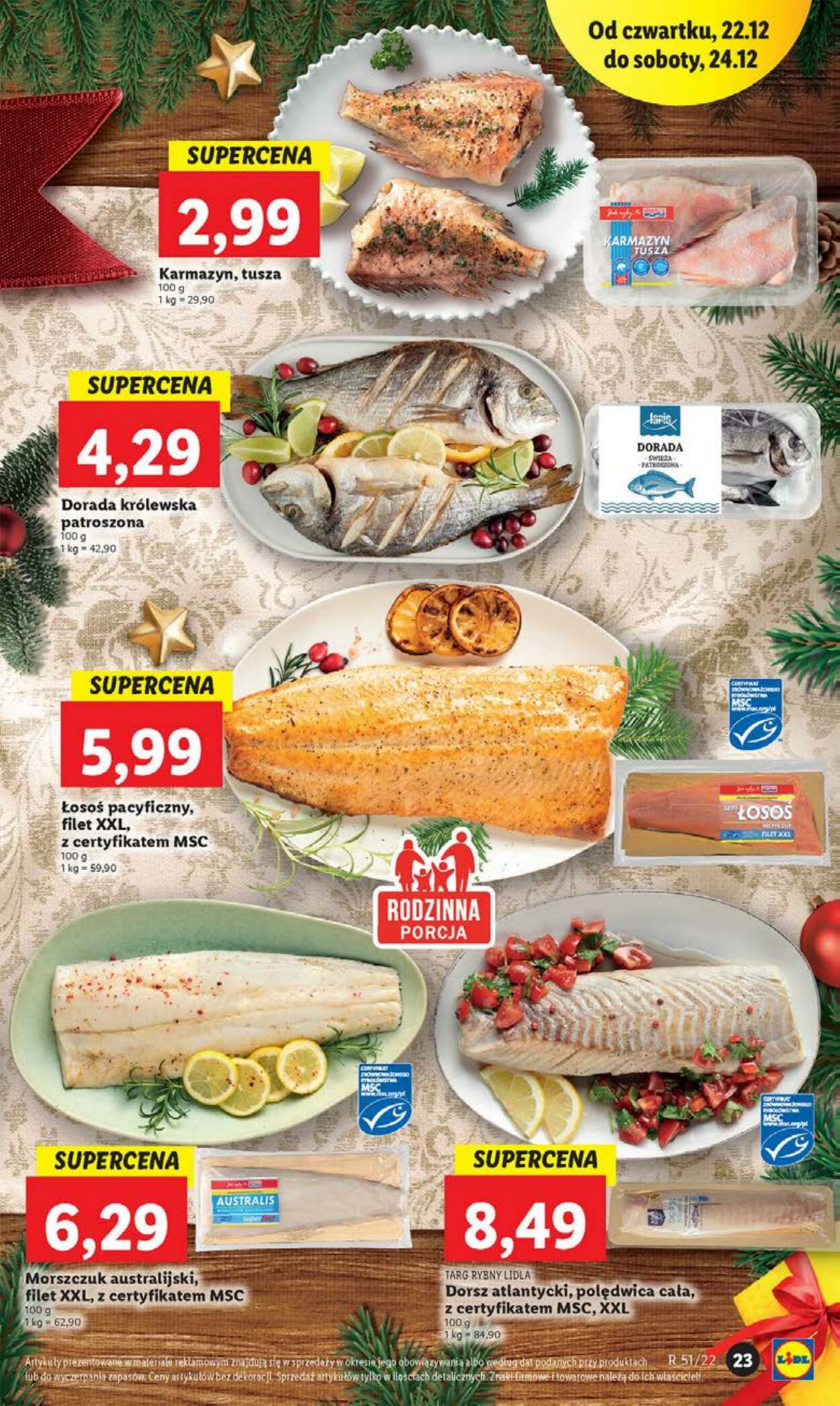 Gazetka Lidl 22.12.2022 - 24.12.2022