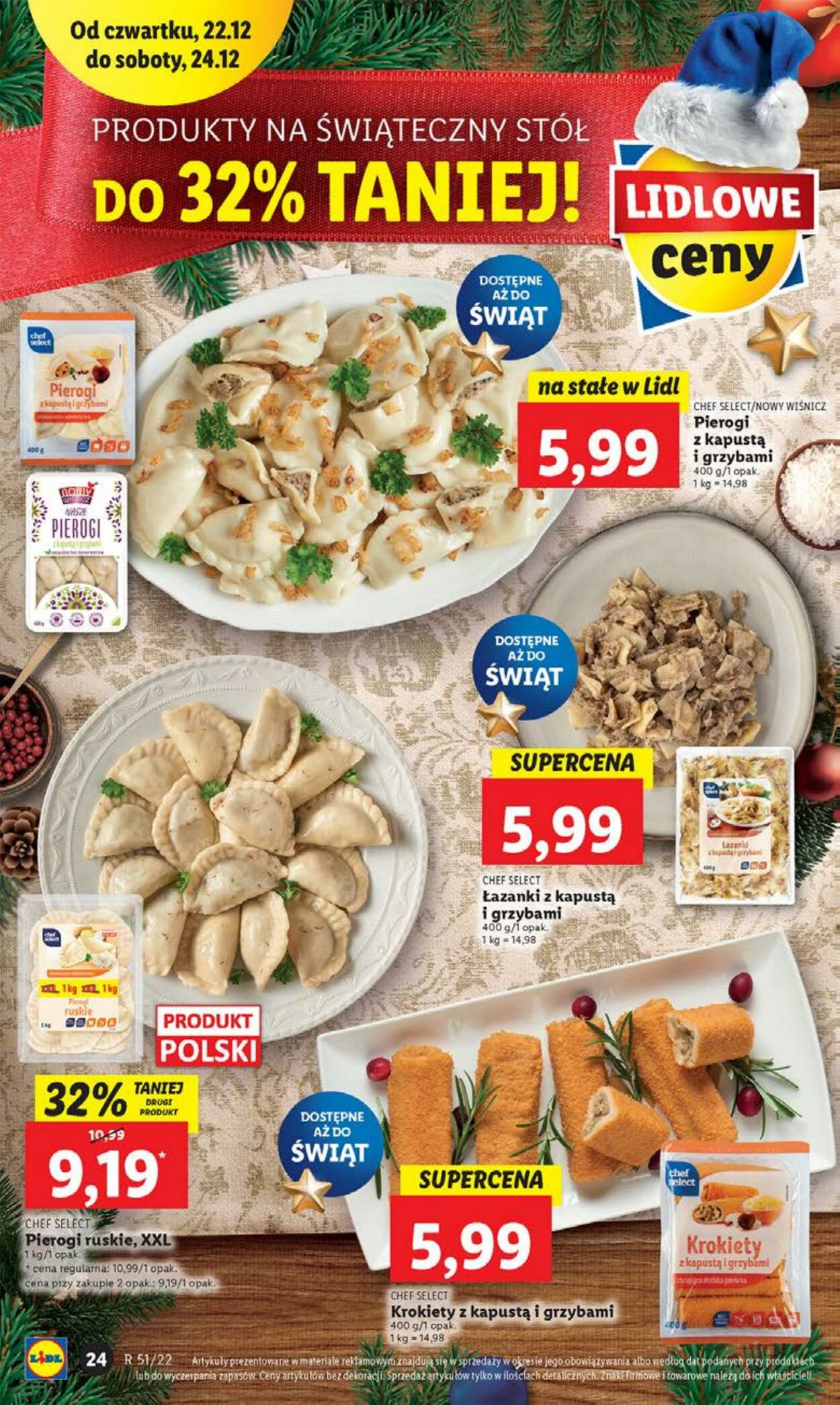 Gazetka Lidl 22.12.2022 - 24.12.2022