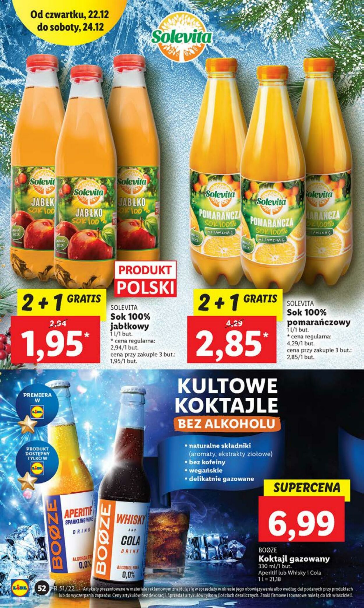 Gazetka Lidl 22.12.2022 - 24.12.2022